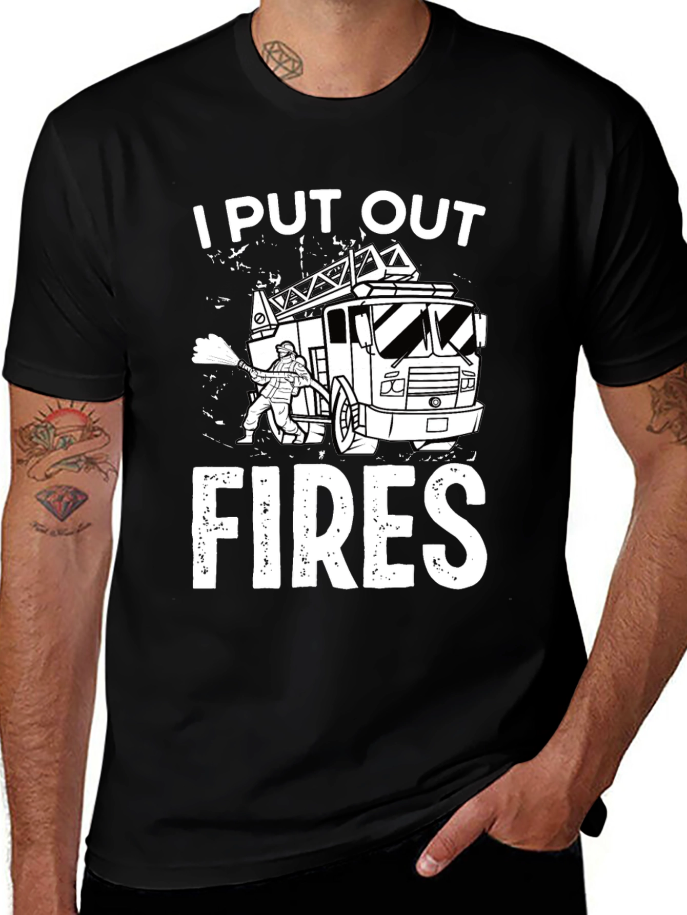 Variant 11 of I Put Out Fires Graphic T-Shirt