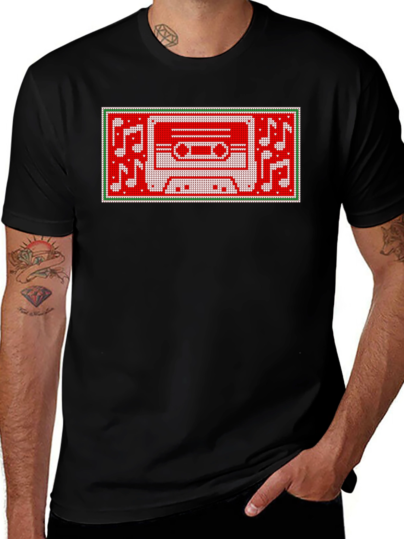 Retro Cassette Tape Music Lover Graphic Tee