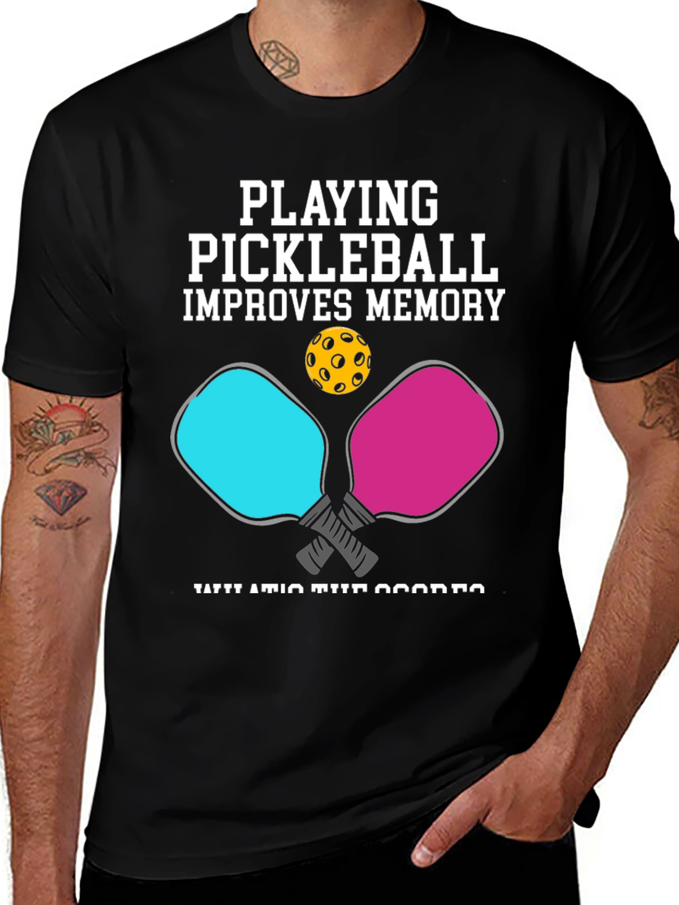 Variant 26 of Pickleball Memory T-Shirt