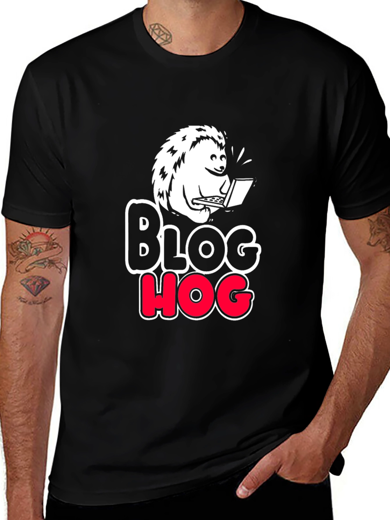 Blog Hog Graphic T-Shirt