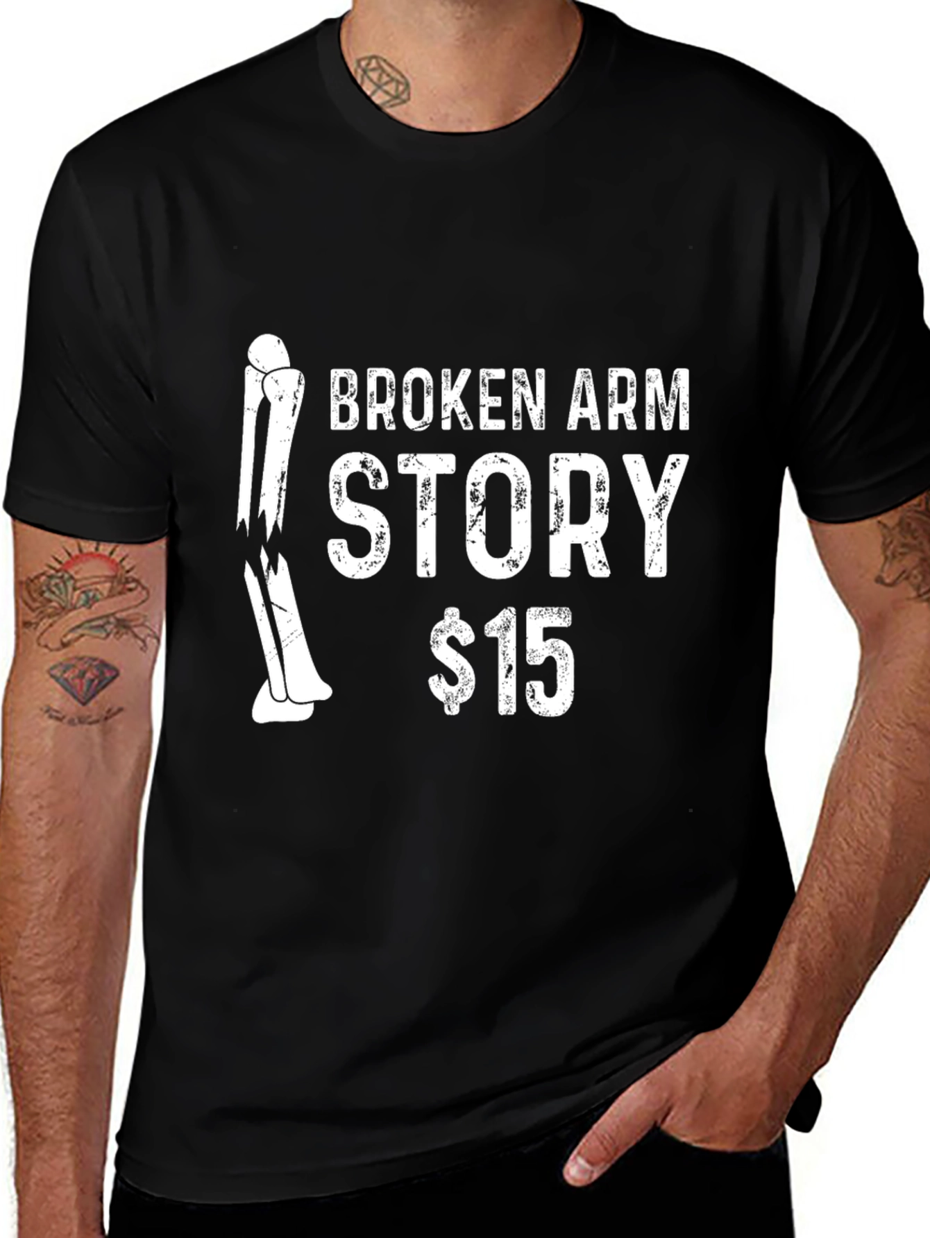 Variant 3 of Broken Arm Story T-Shirt