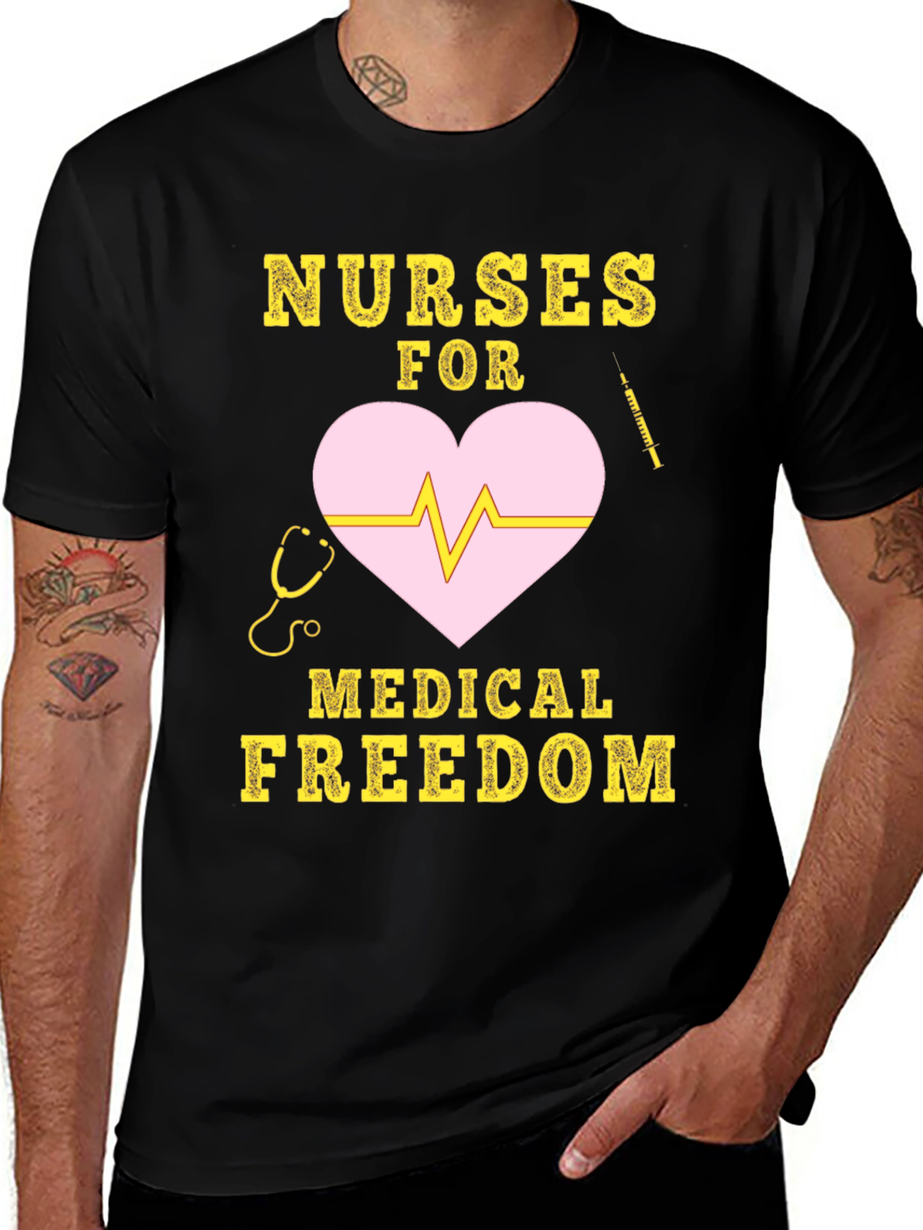 Variant 25 of Nurses For Medical Freedom Graphic Tee
