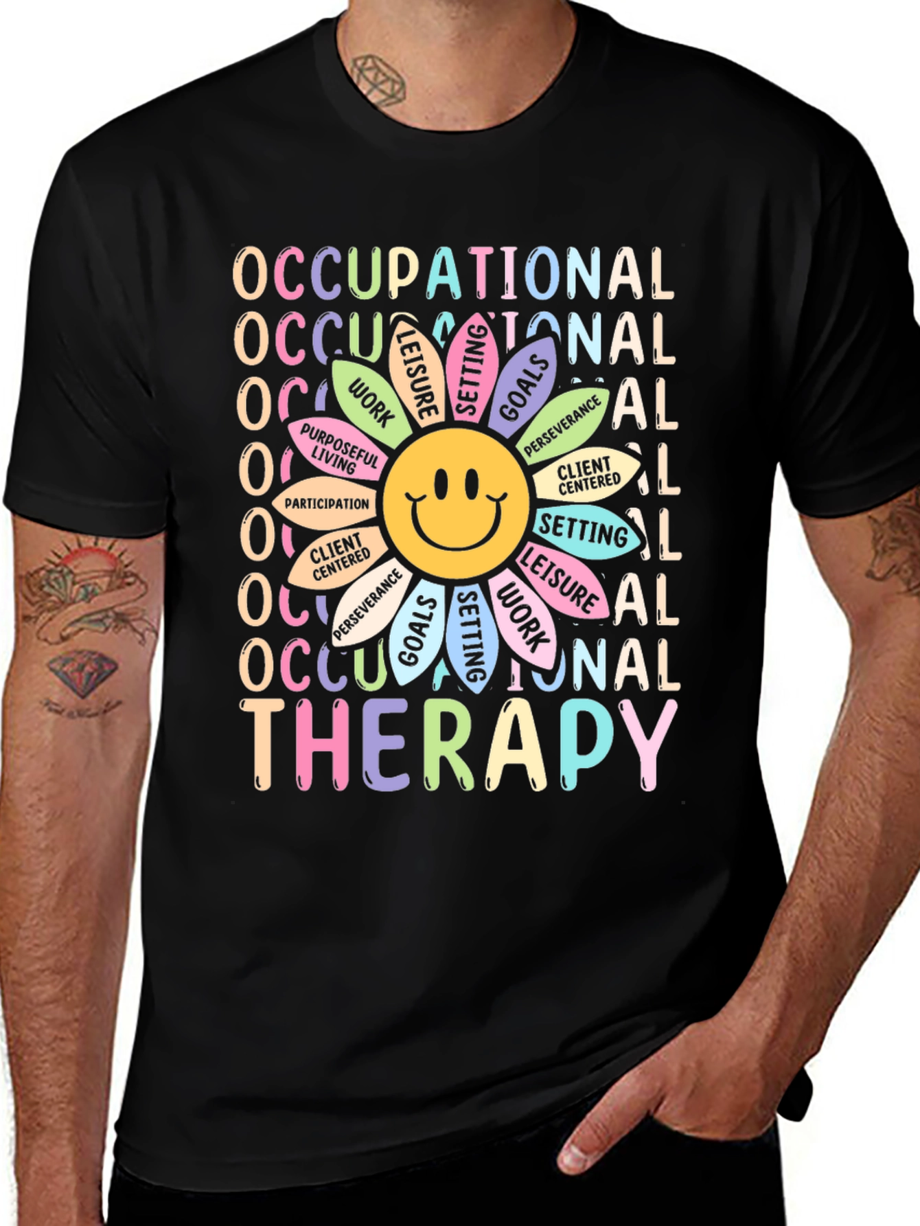 Occupational Therapy Flower T-Shirt