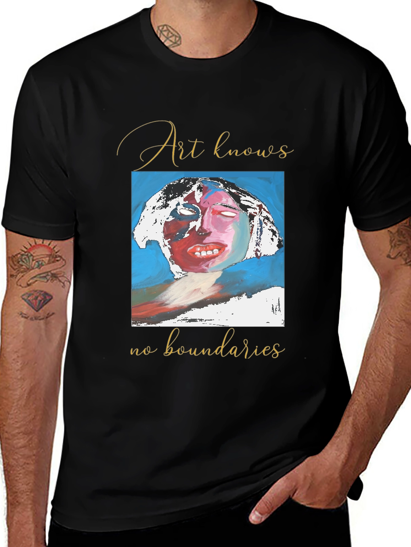 Variant 10 of Art Knows No Boundaries Graphic Tee