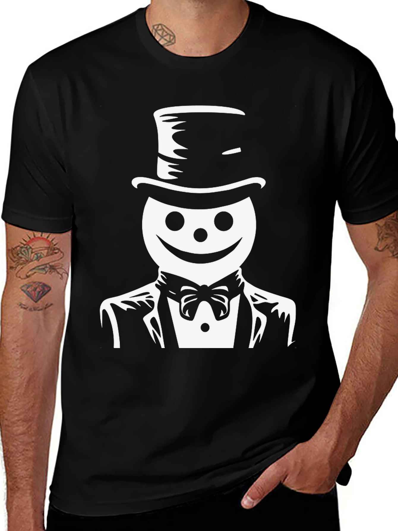 Variant 19 of Men's Black T-Shirt - Jack in the Box Graphic