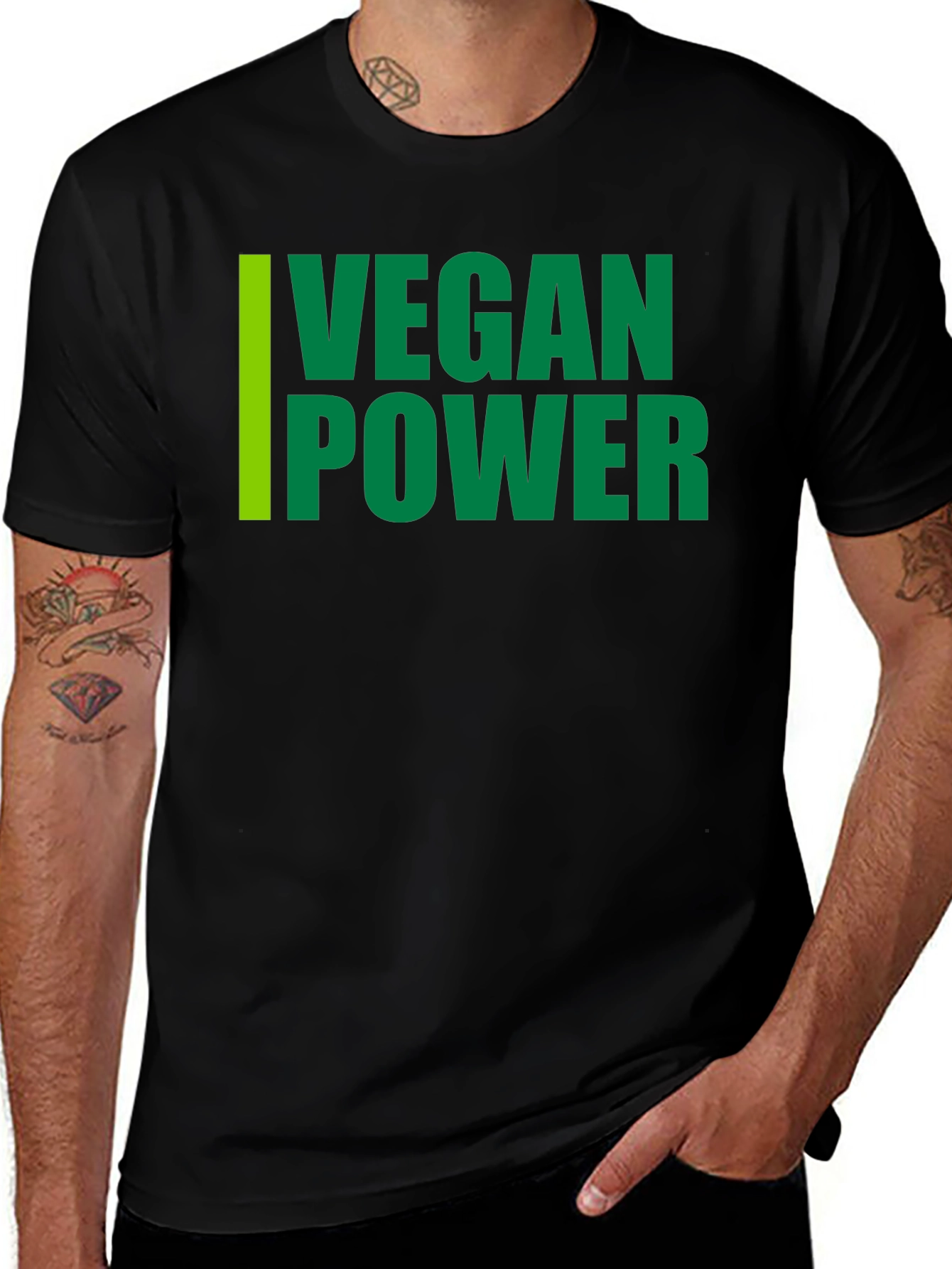 Vegan Power T-Shirt - Eco Friendly Style