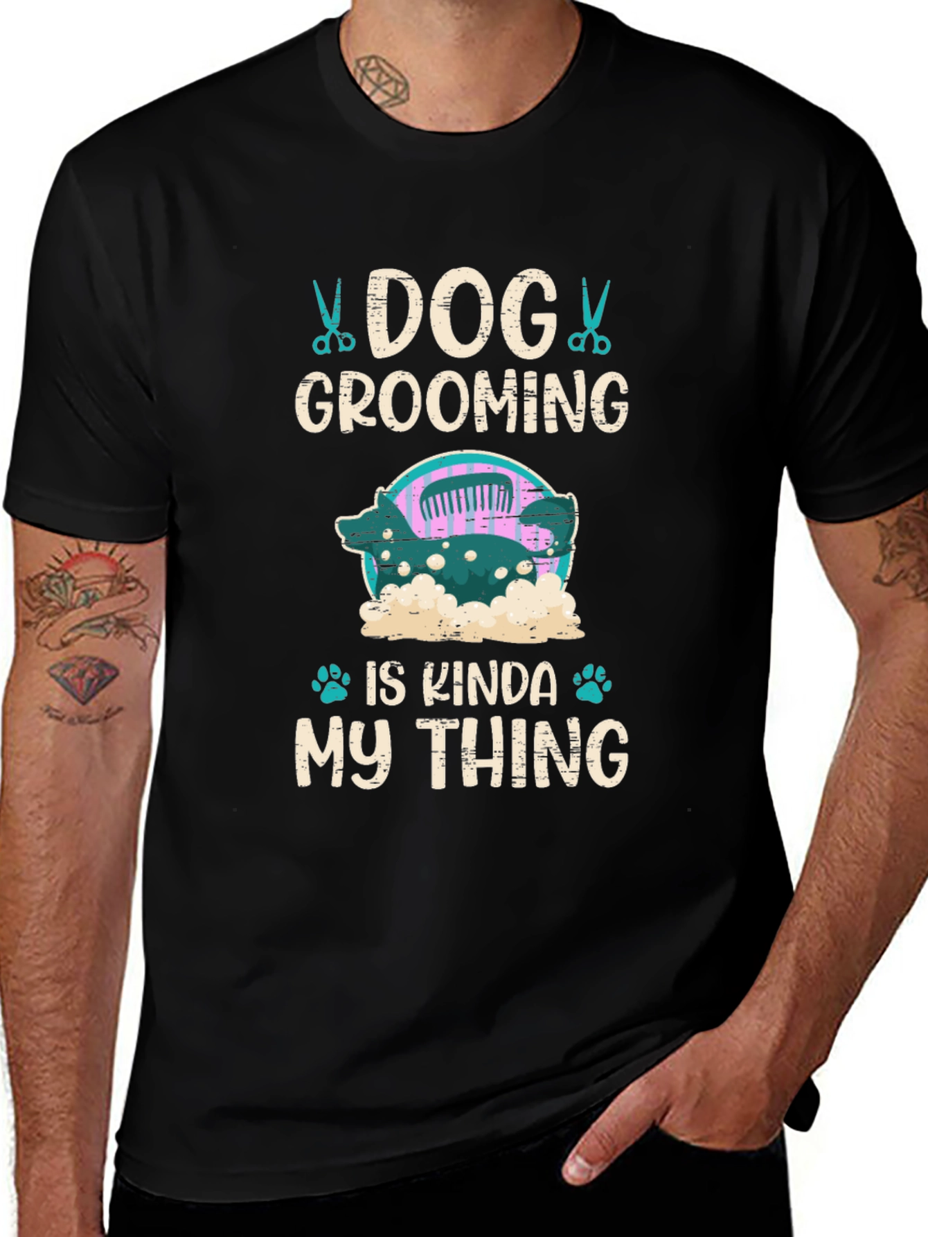 Variant 6 of Dog Grooming T-Shirt - Pet Groomer Gift