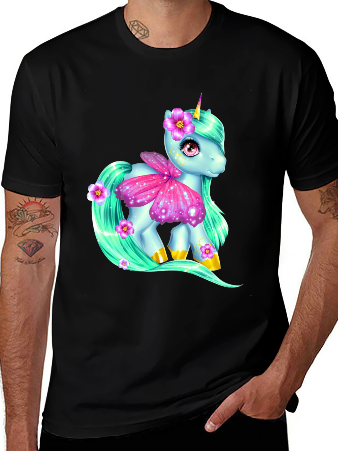Variant 24 of Unicorn Graphic Tee - Whimsical Style!