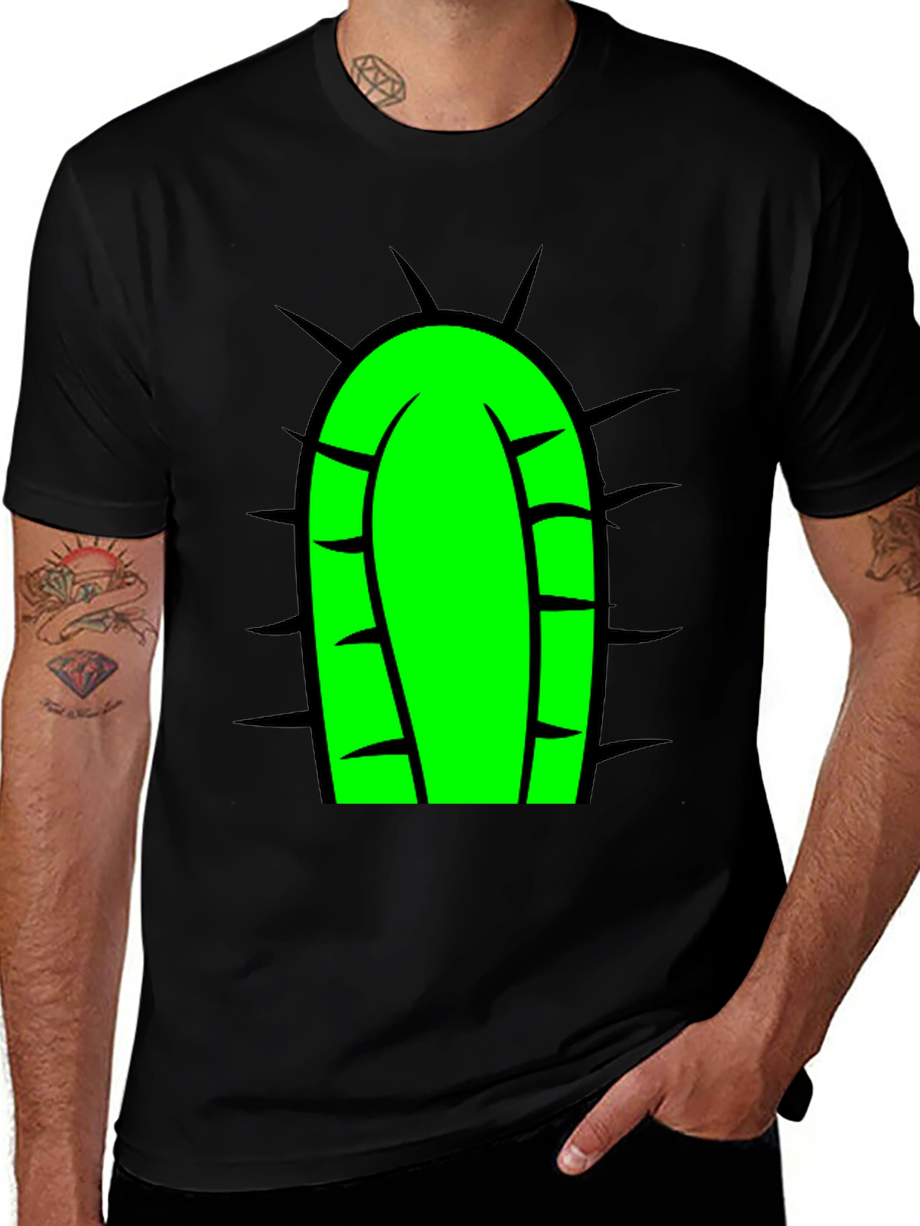 Variant 8 of Cactus Tee - Fun Graphic Print T-Shirt