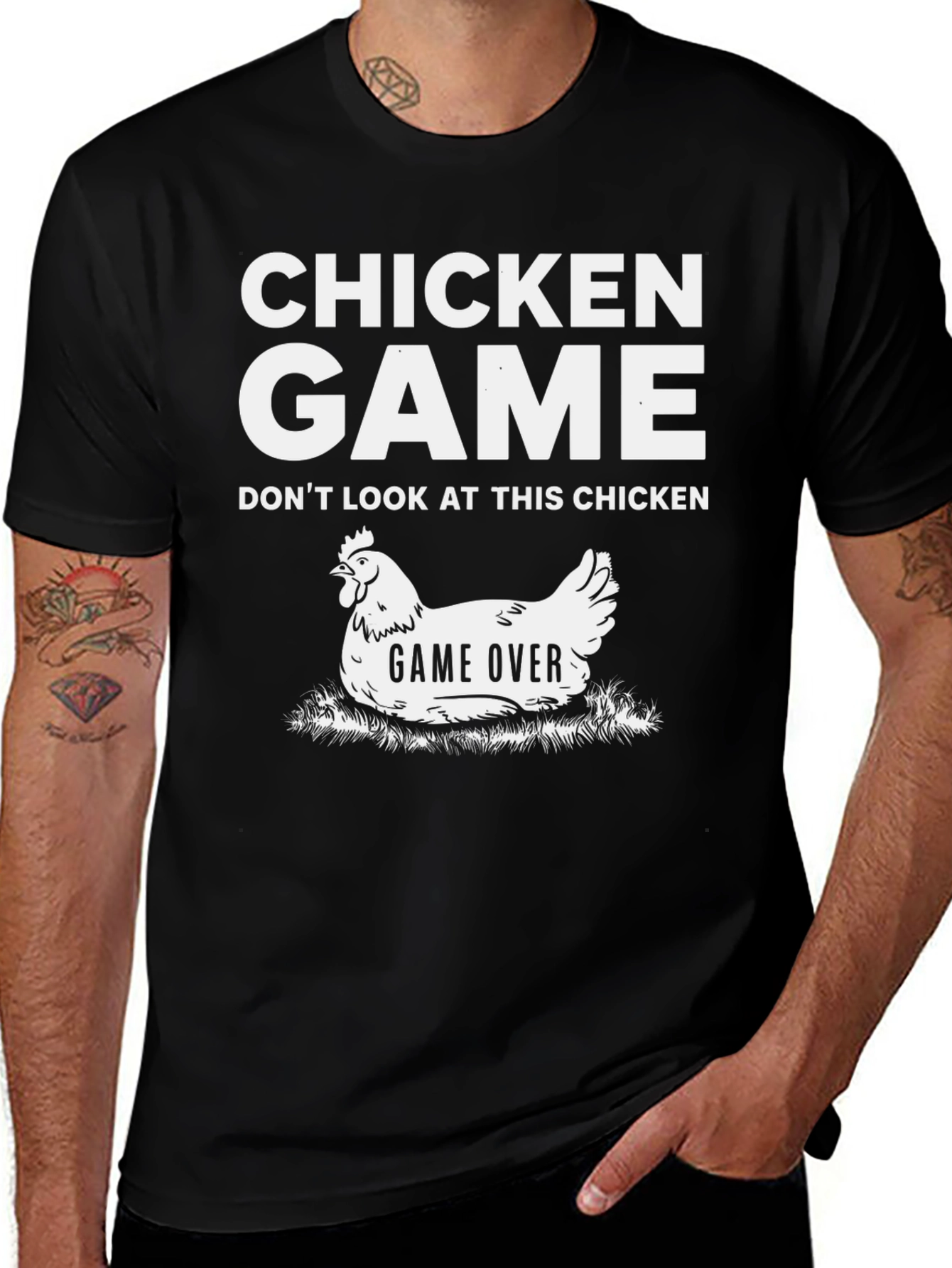 Variant 16 of Chicken Game T-Shirt: Funny Chicken Lover Tee