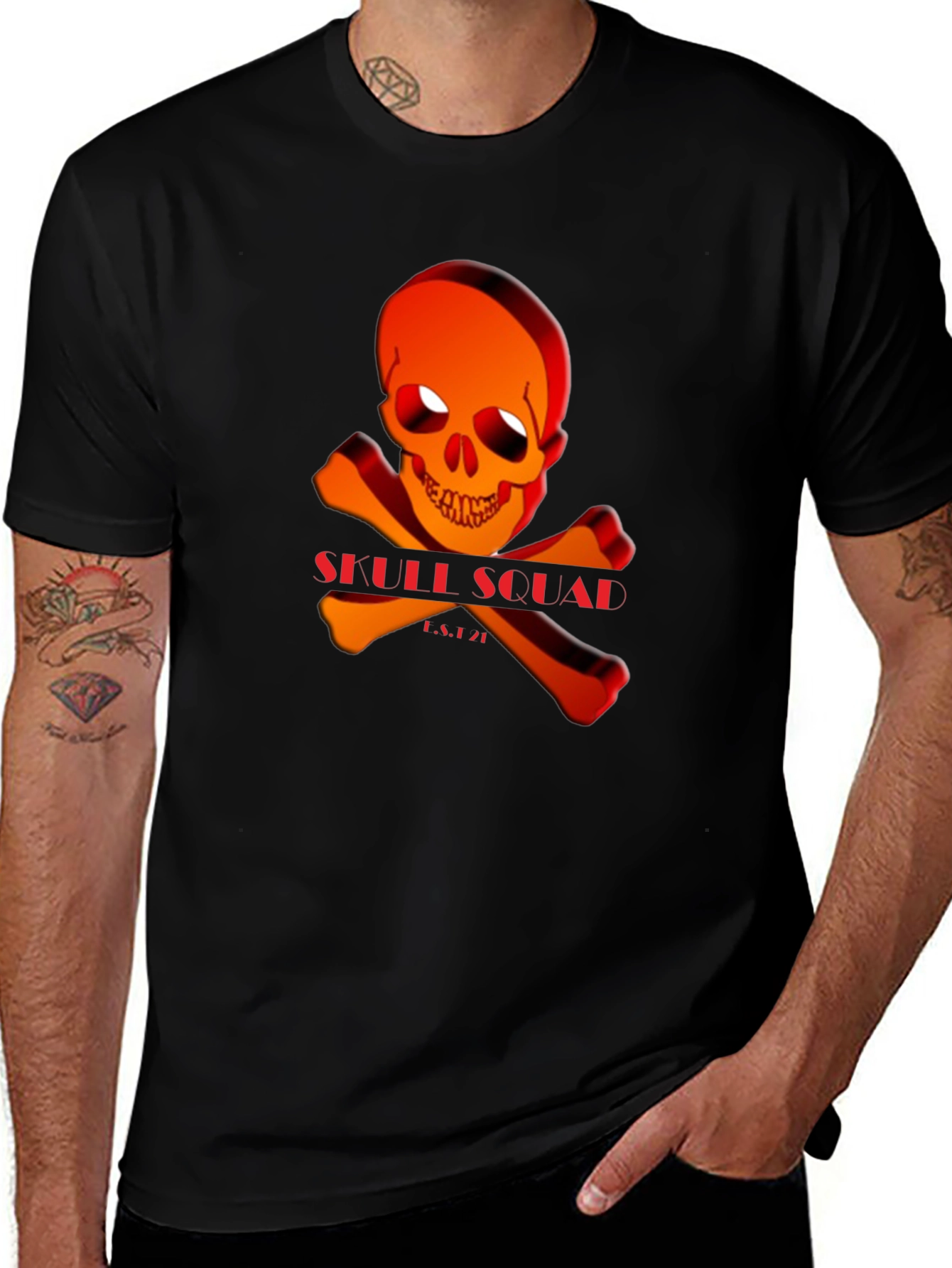 Variant 24 of Skull Squad Graphic T-Shirt