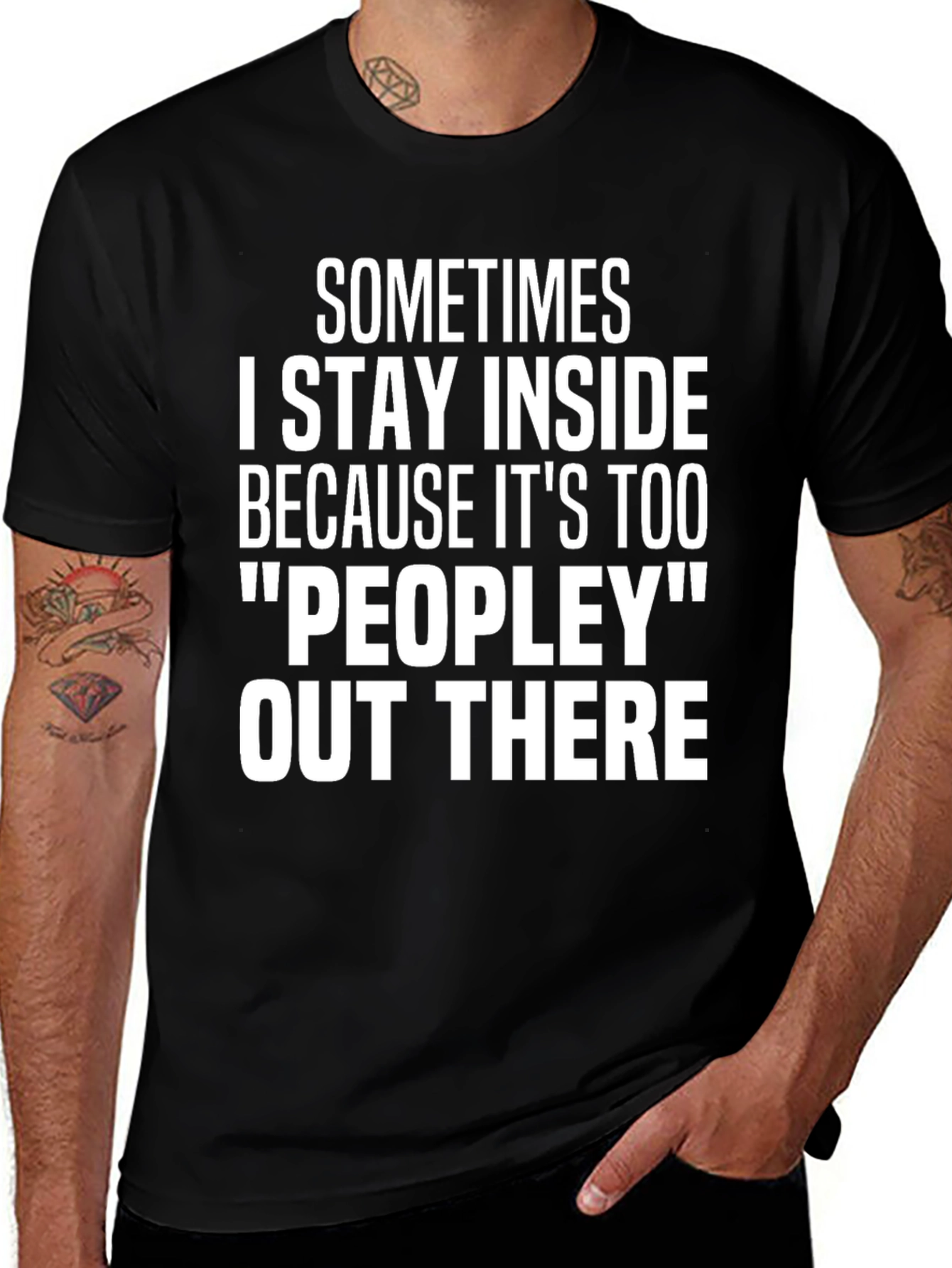 Variant 22 of Sometimes I Stay Inside T-Shirt