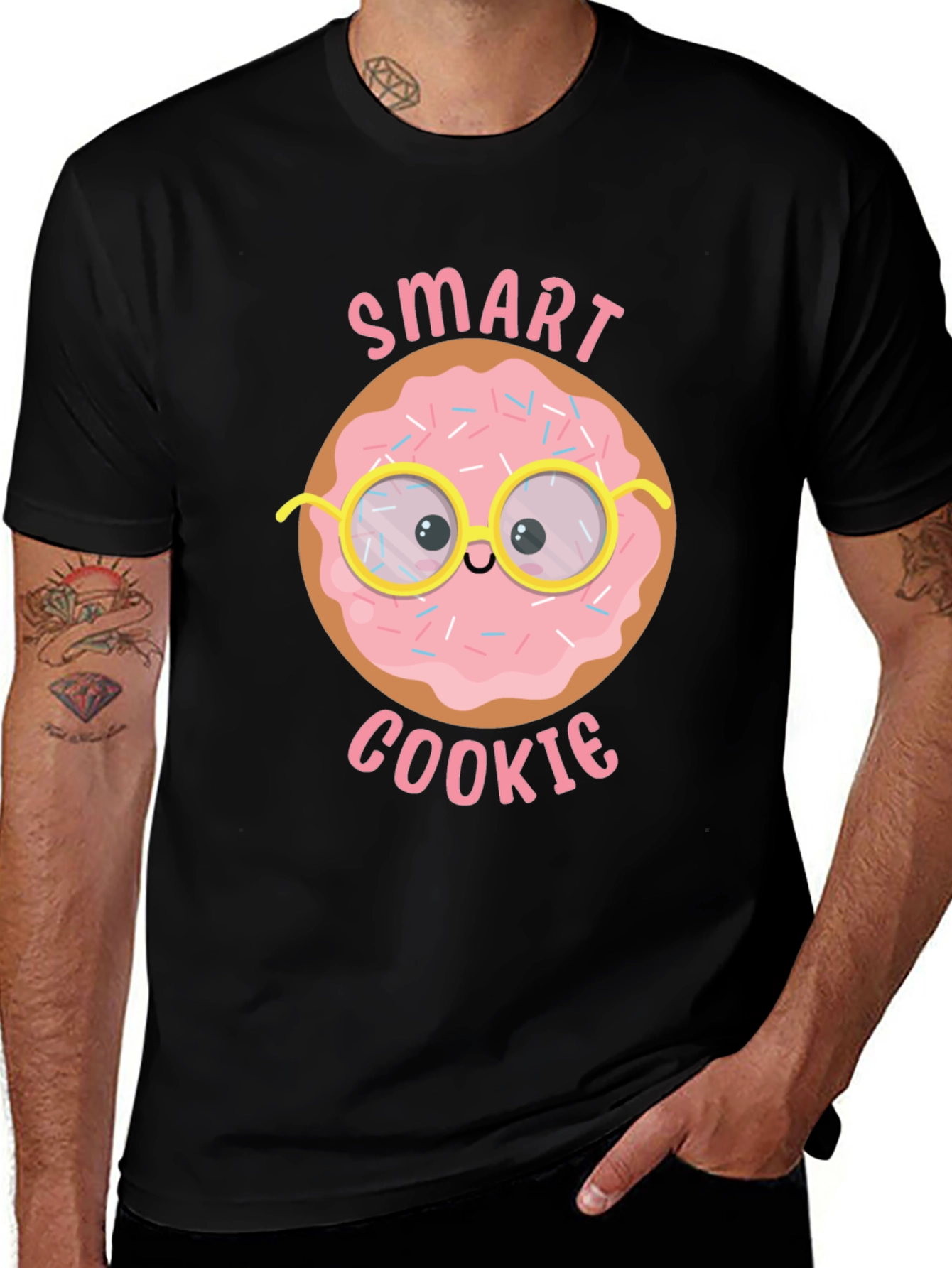 Variant 7 of Smart Cookie Donut Graphic T-Shirt