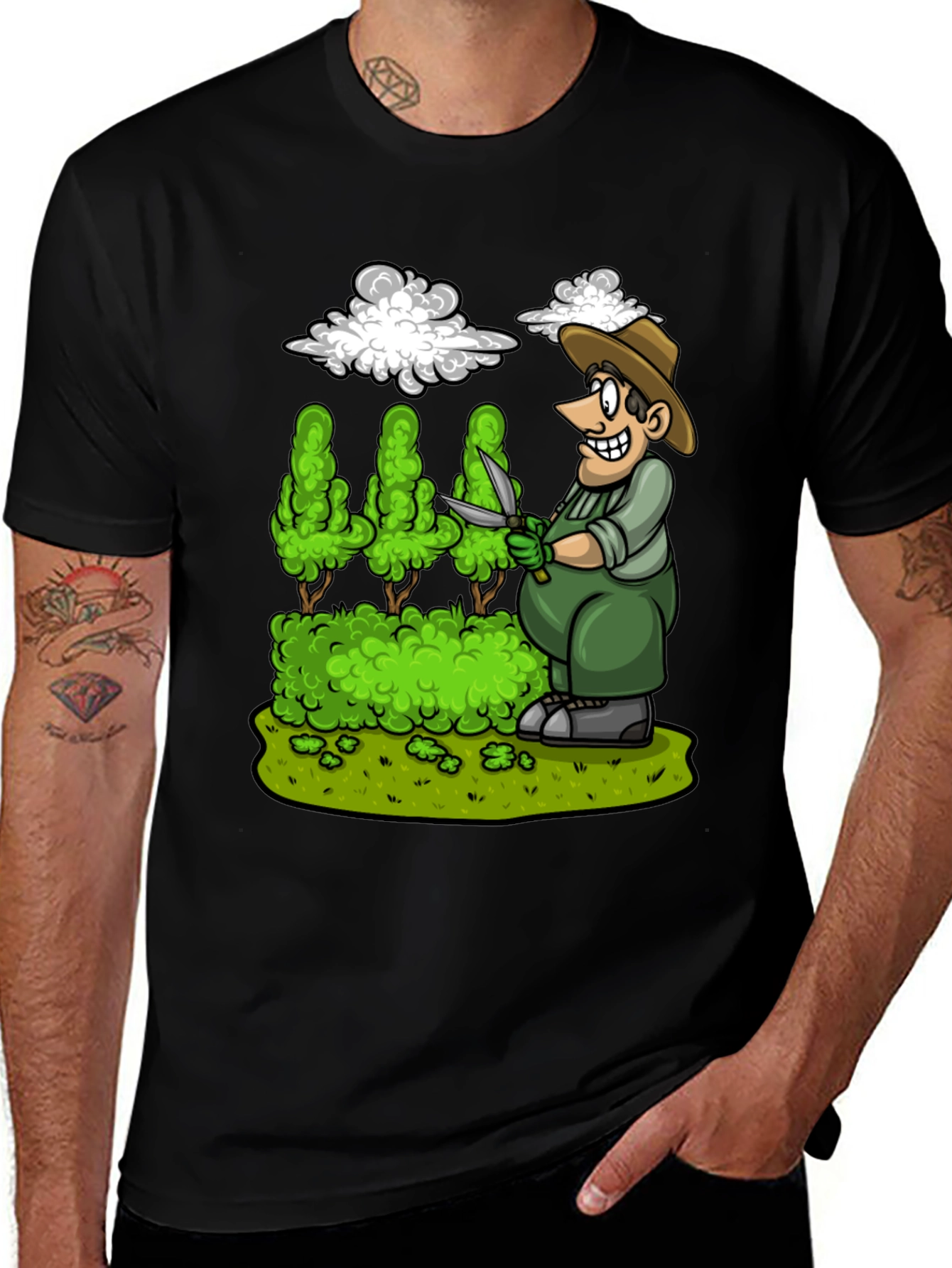 Variant 24 of Gardener Cartoon Graphic Tee