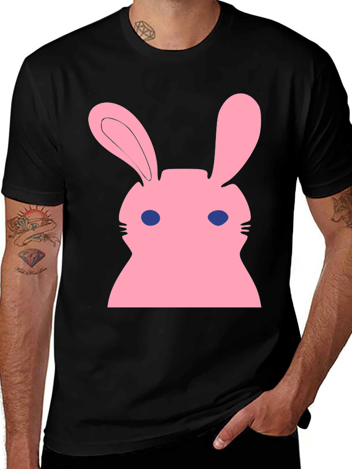 Variant 8 of Bunny Graphic T-Shirt, Soft Cotton Tee