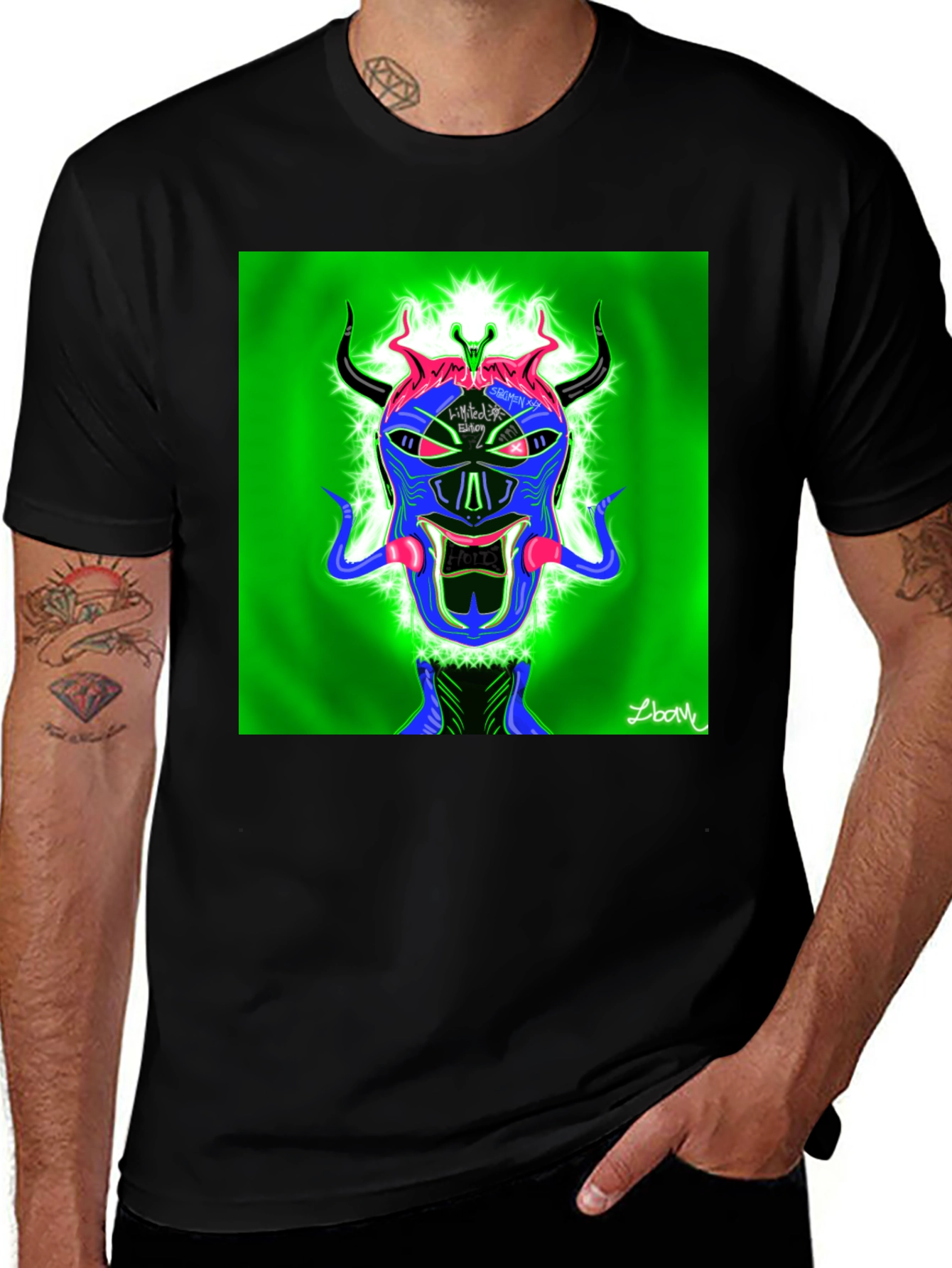 Variant 20 of Bold Graphic Tee - Devilish Cool Art