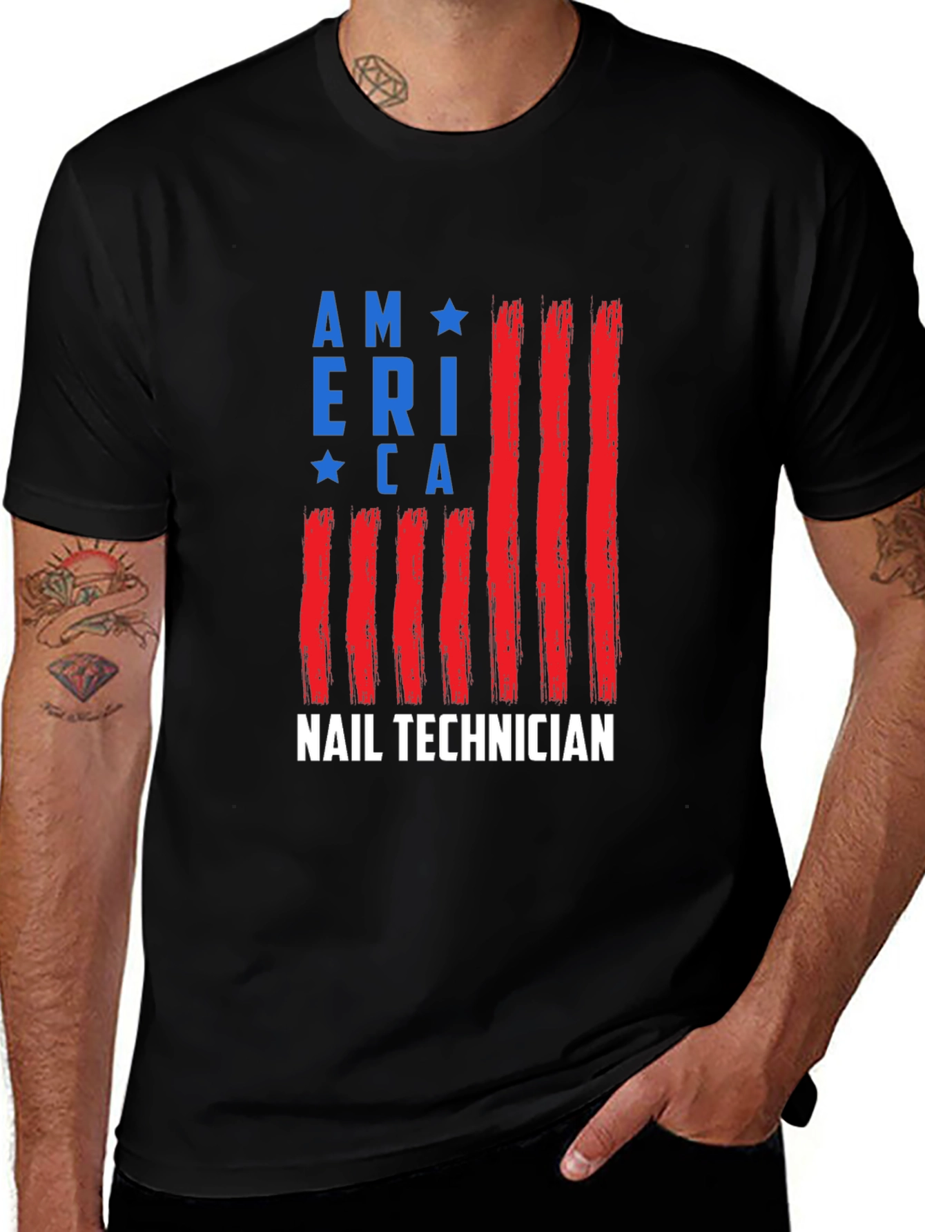 Variant 24 of American Nail Technician T-Shirt
