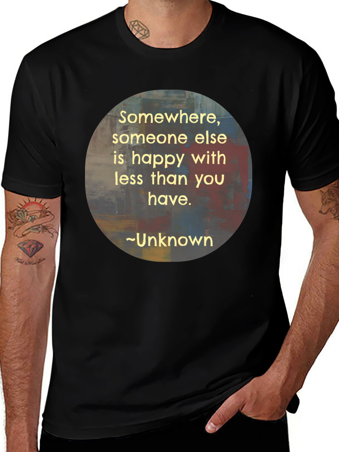Variant 22 of Inspirational Quote T-Shirt: Somewhere, Someone Else...