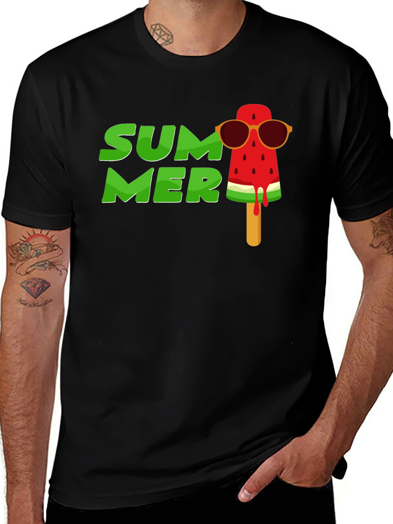 Variant 19 of Summer Watermelon Popsicle T-Shirt