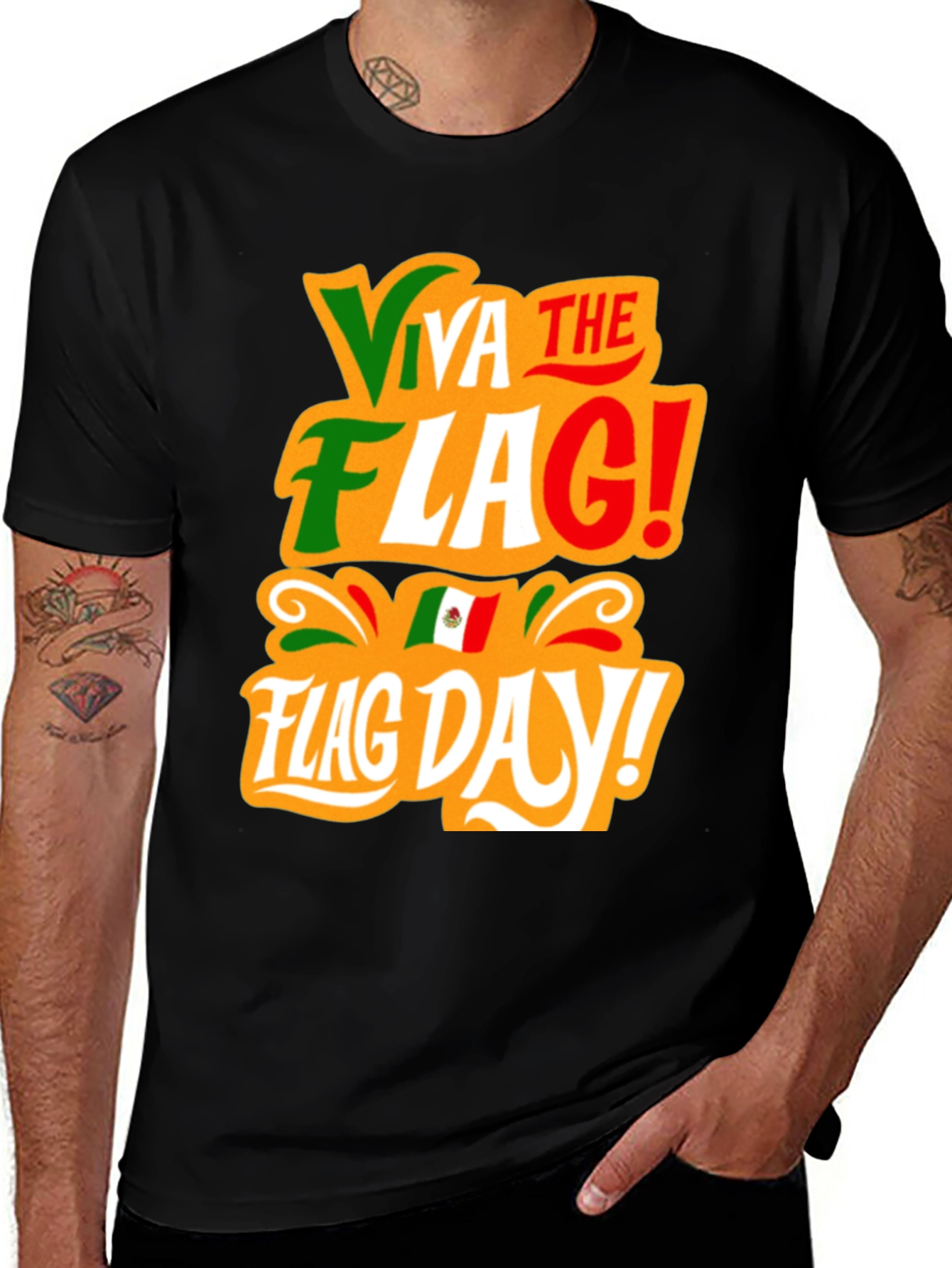 Variant 15 of Viva the Flag! Men's Graphic T-Shirt