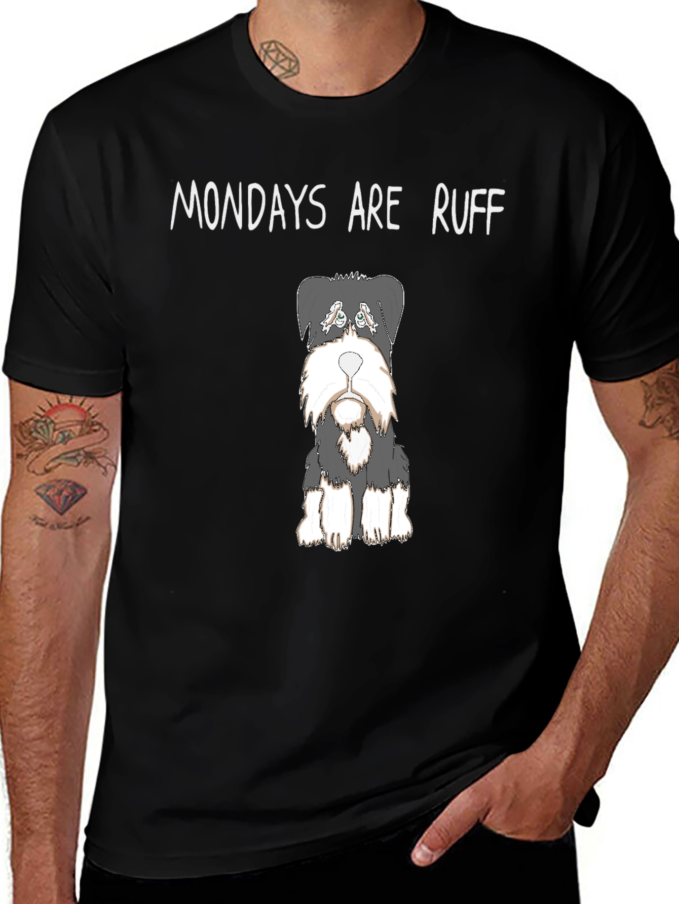 Variant 10 of Mondays are Ruff Dog T-Shirt