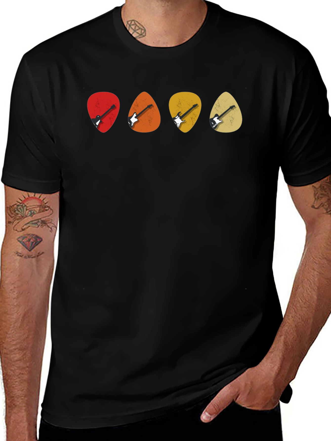 Guitar Pick T-Shirt - Musical Instrument Tees