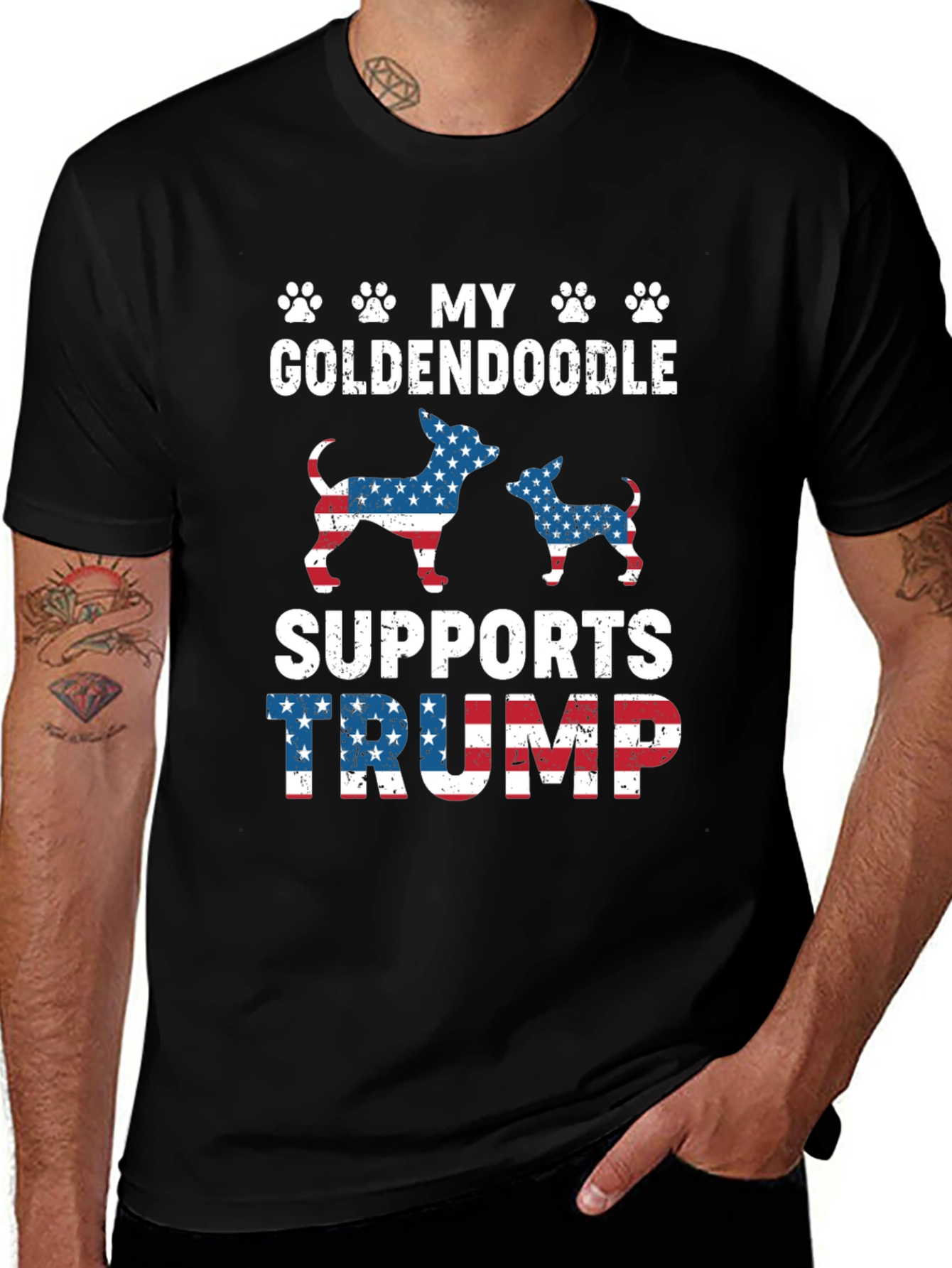My Goldendoodle Supports Trump T-Shirt