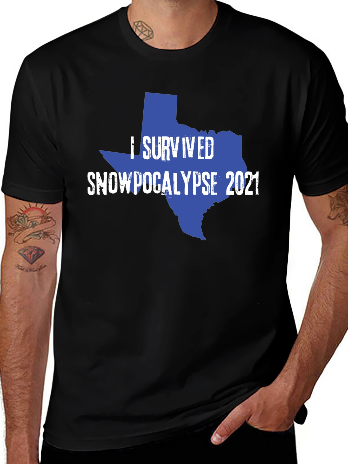 I Survived Snowpocalypse 2021 Texas T-Shirt