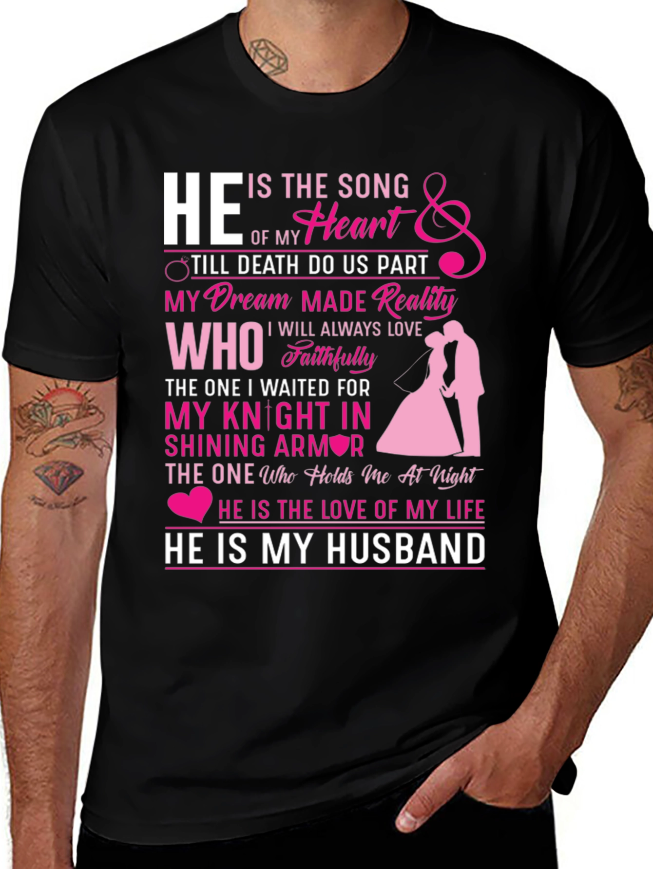 Variant 26 of He is My Husband Graphic Tee