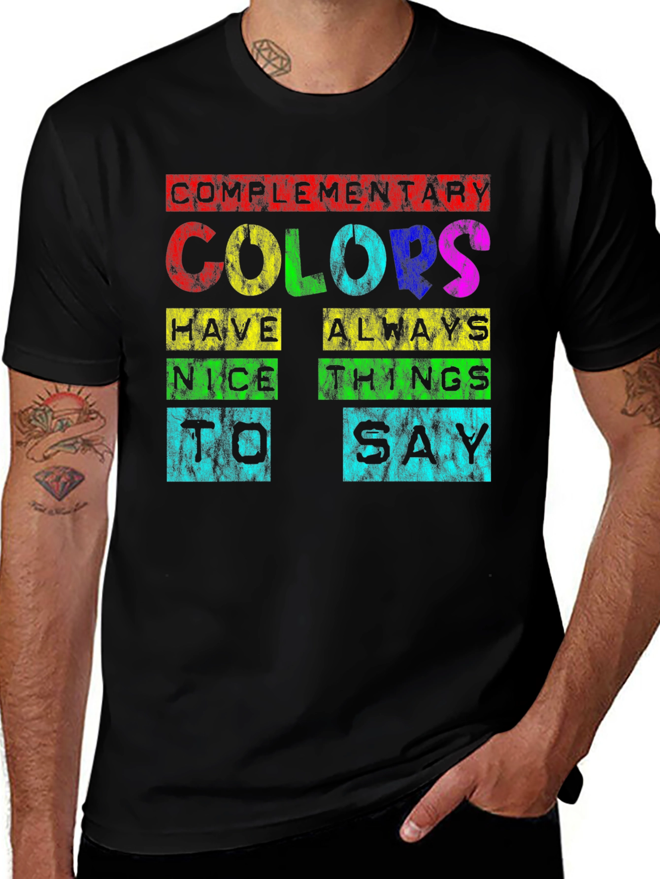 Variant 23 of Complementary Colors Graphic T-Shirt