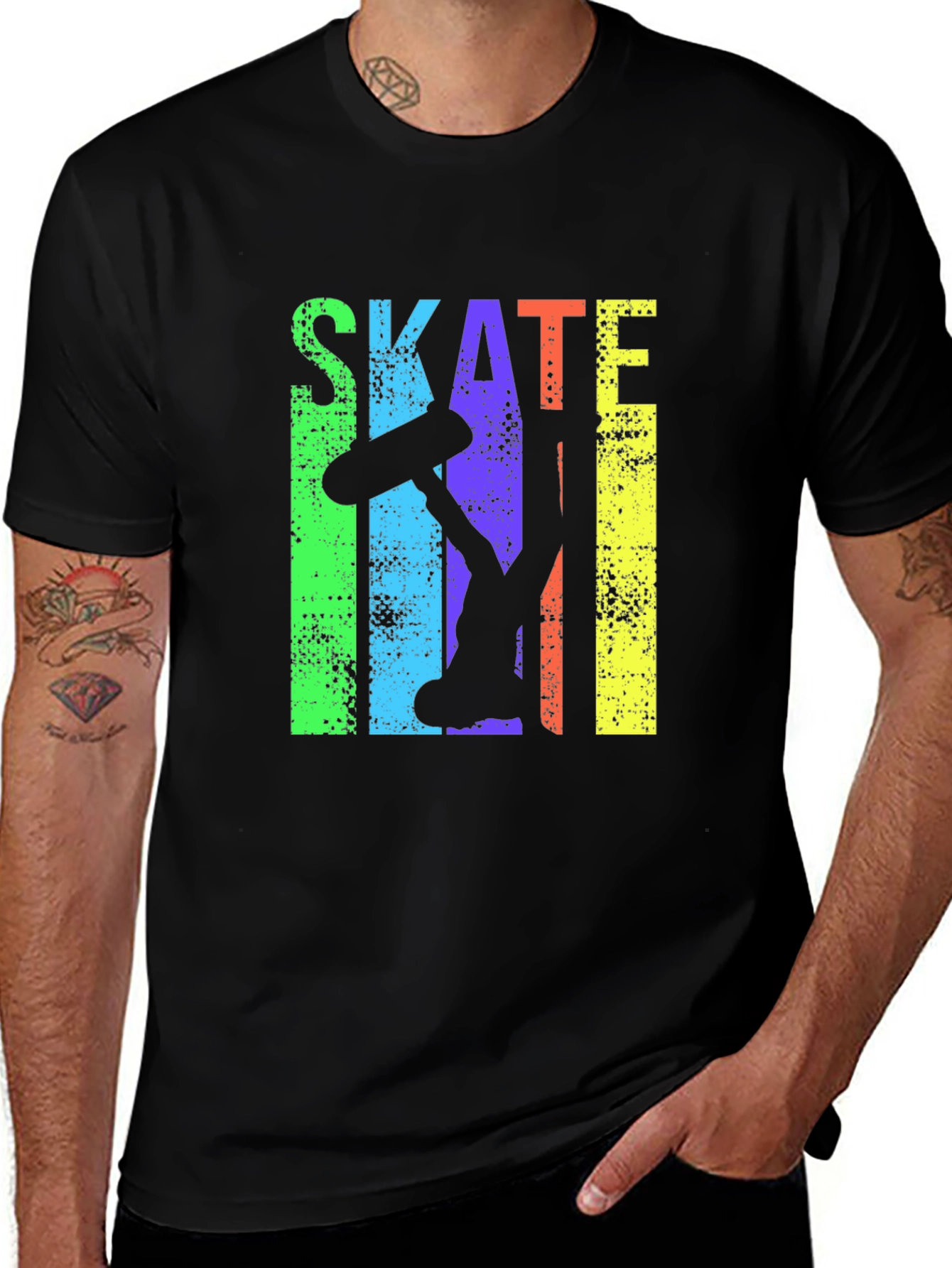 Variant 17 of Skate T-Shirt Cool Design Tee Skateboard Gift