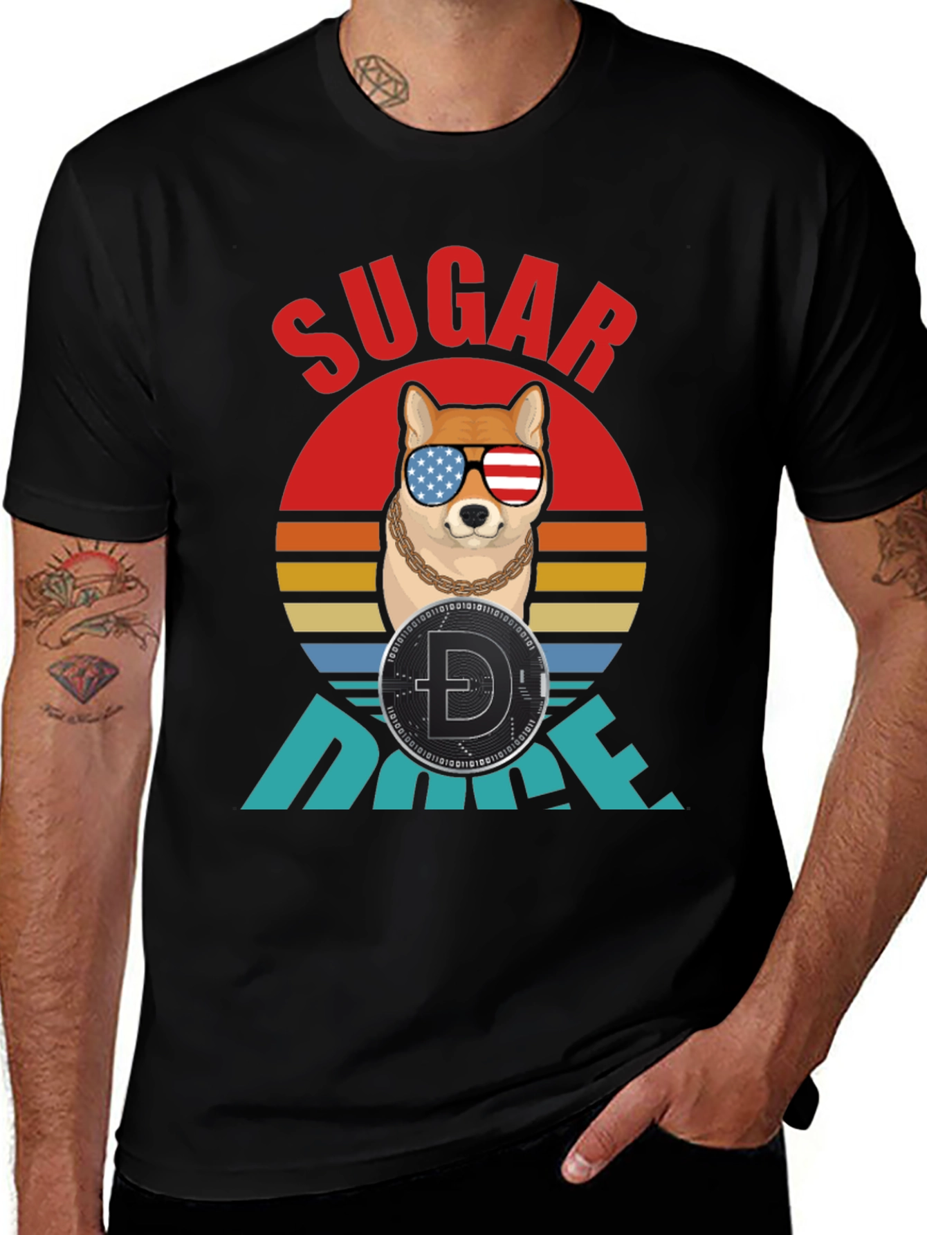 Sugar Doge T-Shirt - Crypto Meme Tee