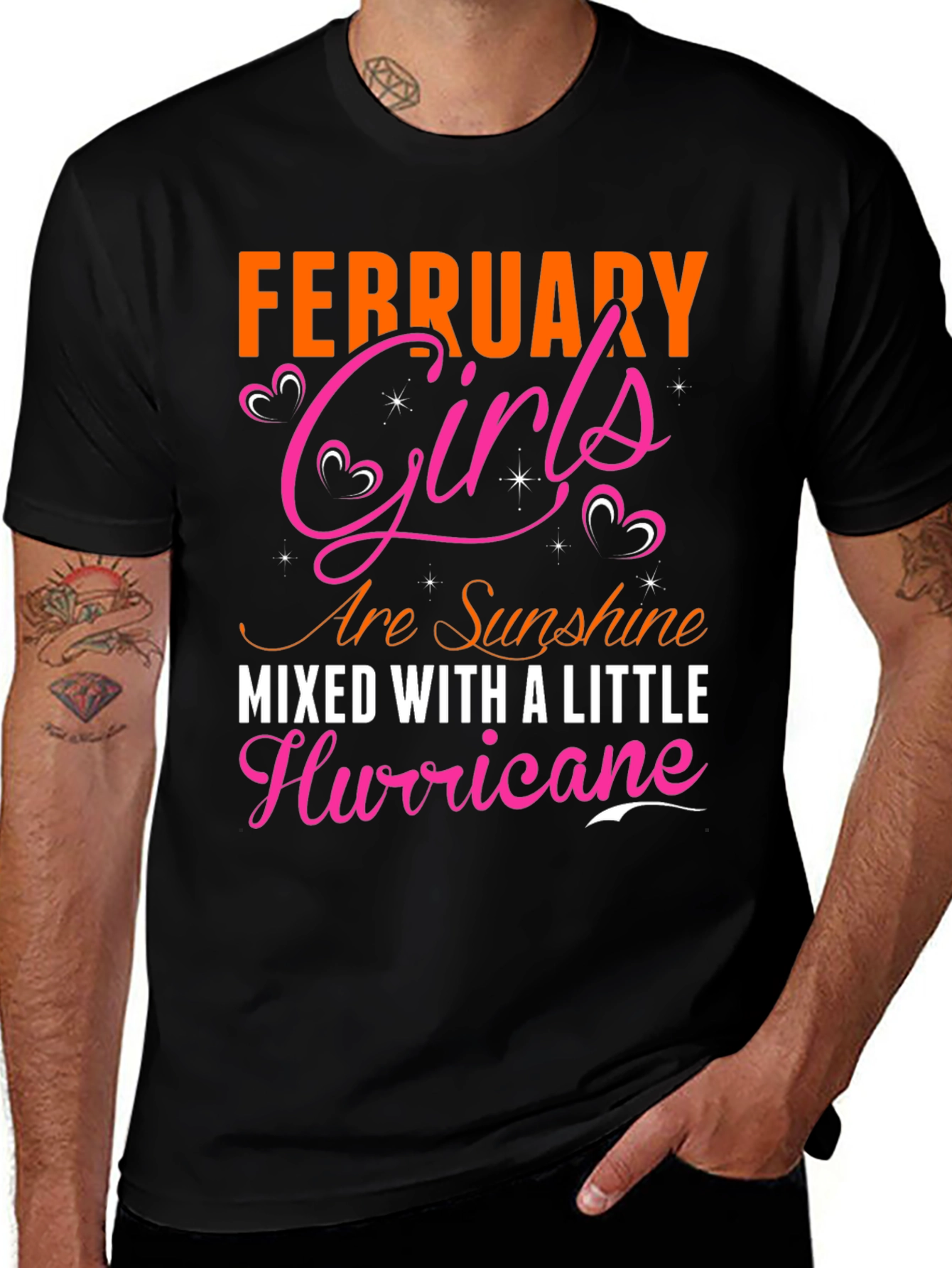 February Girls Sunshine Hurricane Graphic Tee