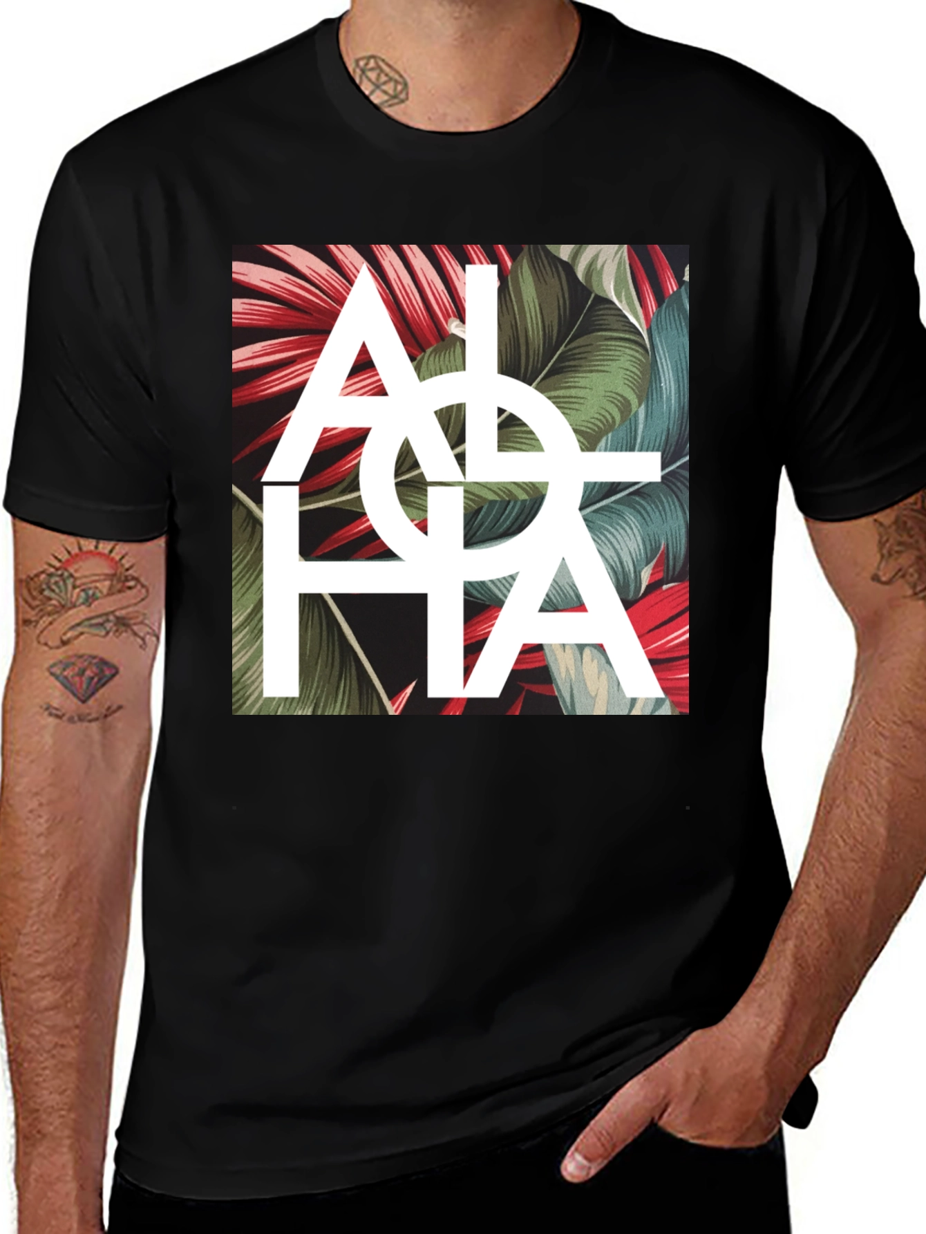 Variant 26 of Aloha Graphic Print T-Shirt