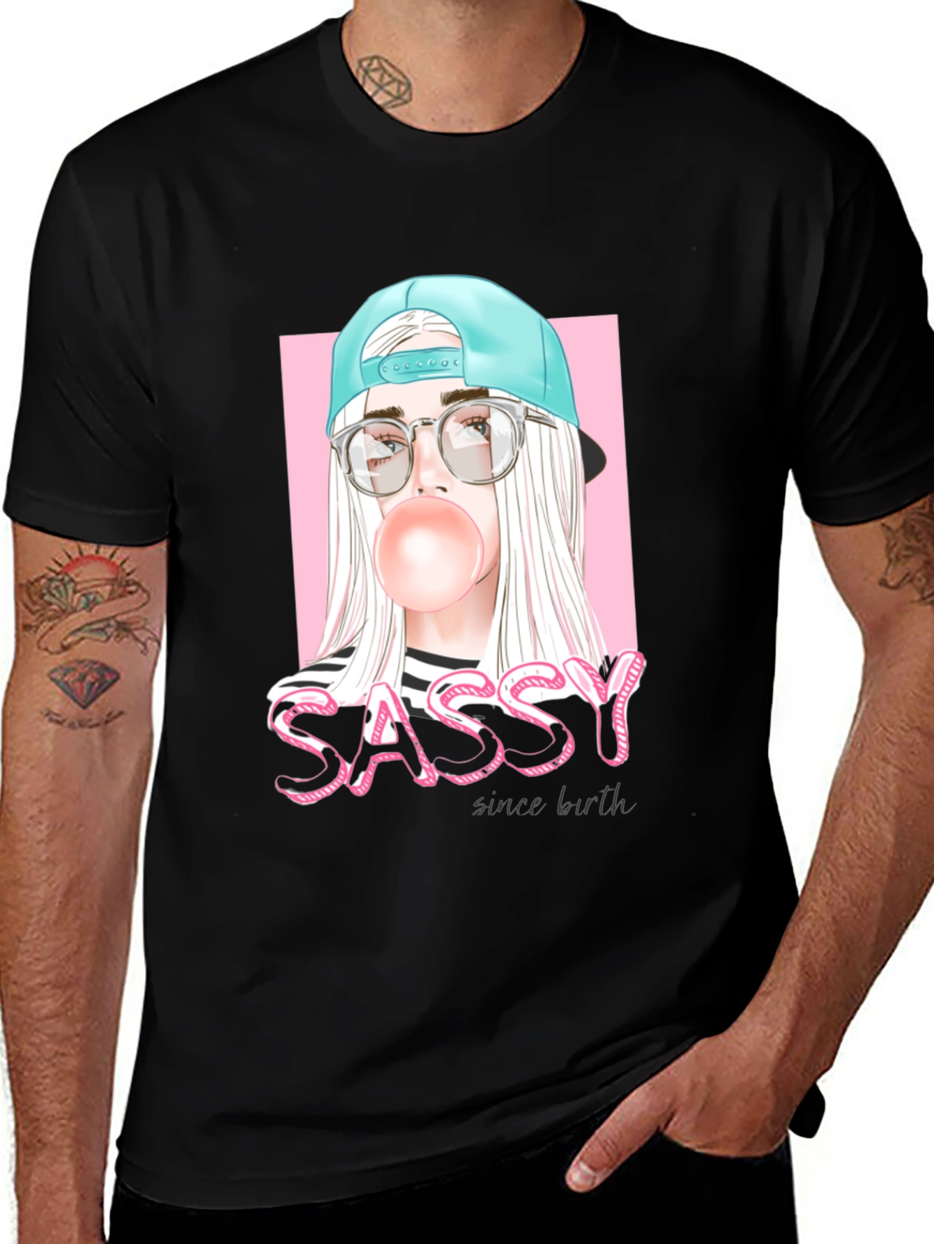 Variant 28 of Sassy Bubblegum Tee