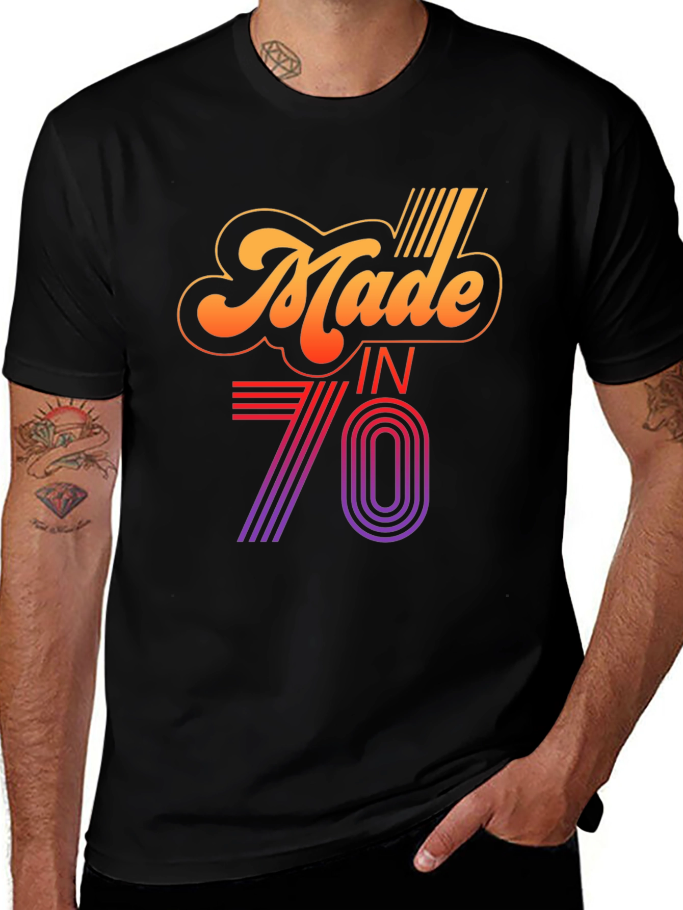 Variant 19 of Retro Made in 70's Graphic T-Shirt