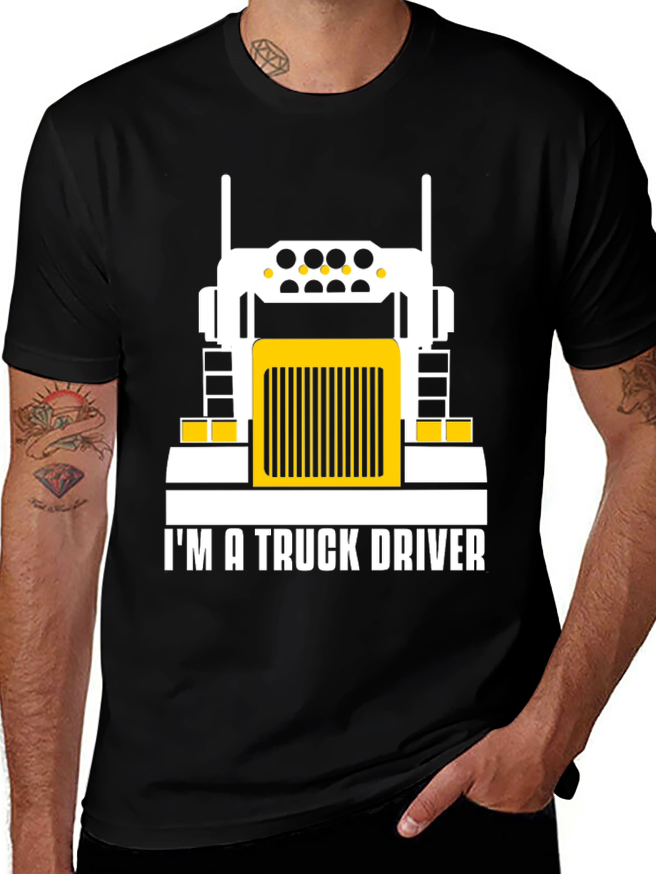 Variant 10 of I'm a Truck Driver T-Shirt