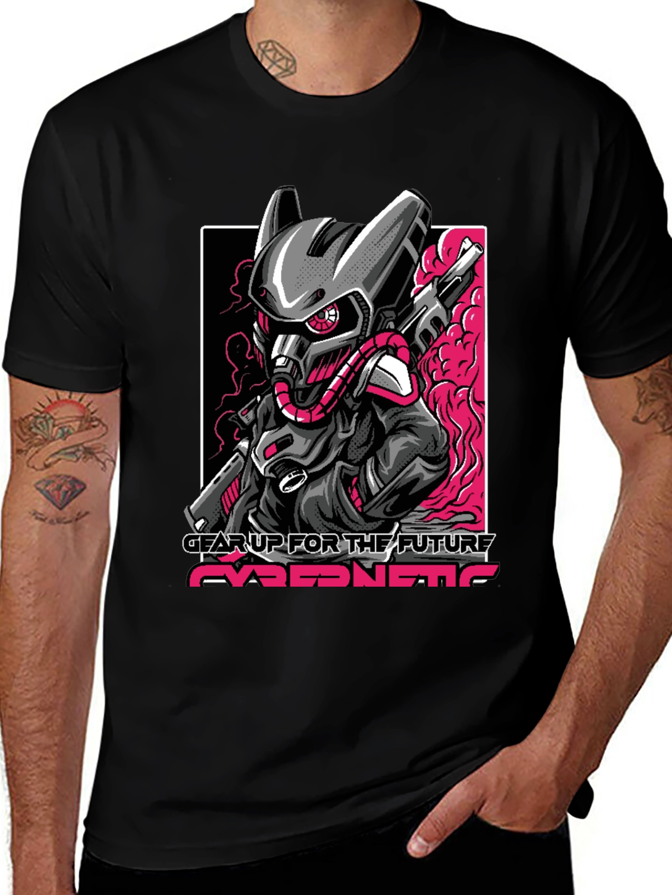 Variant 13 of Cybernetic Future T-Shirt