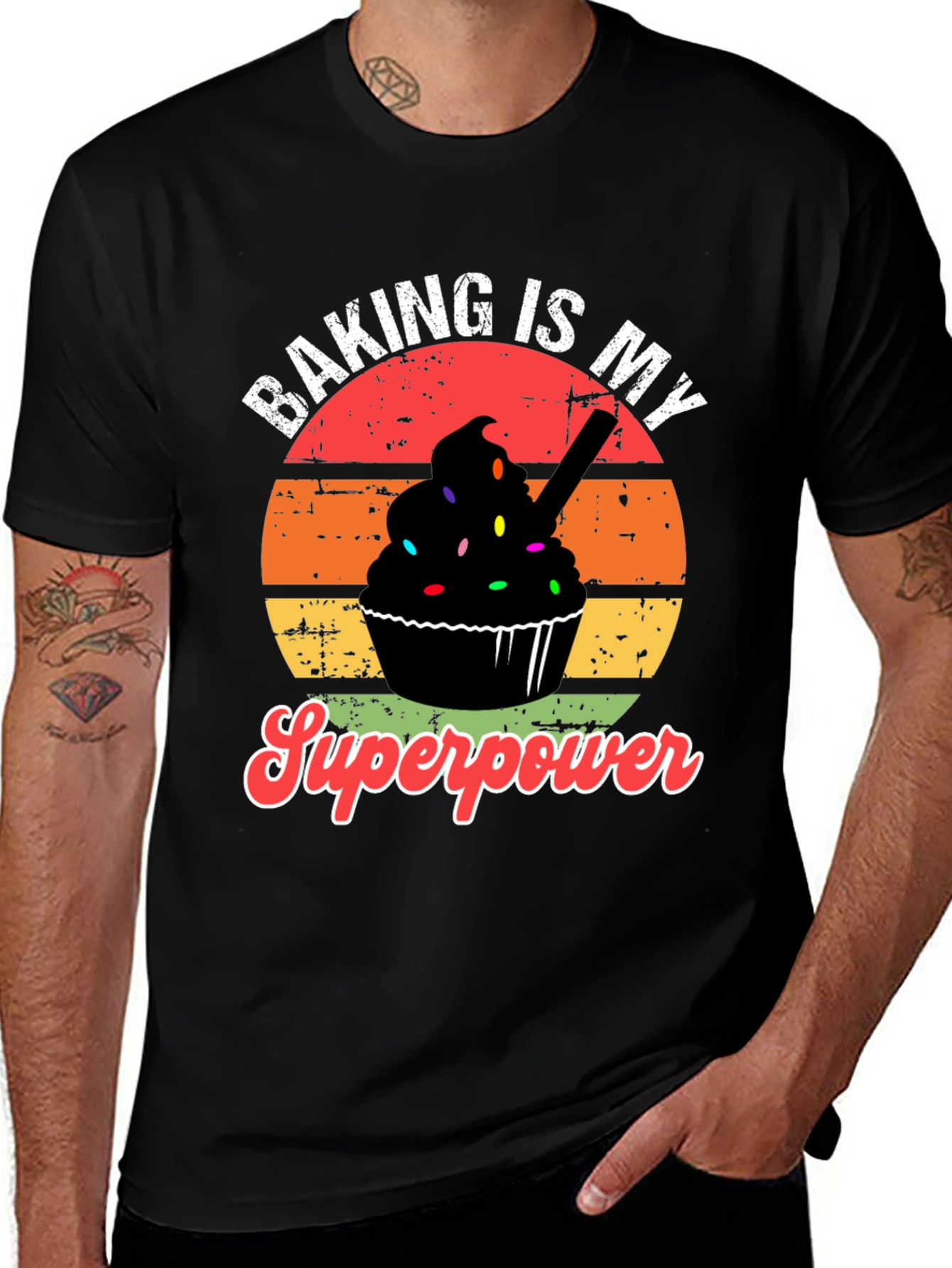 Variant 24 of Baking is My Superpower Graphic Tee