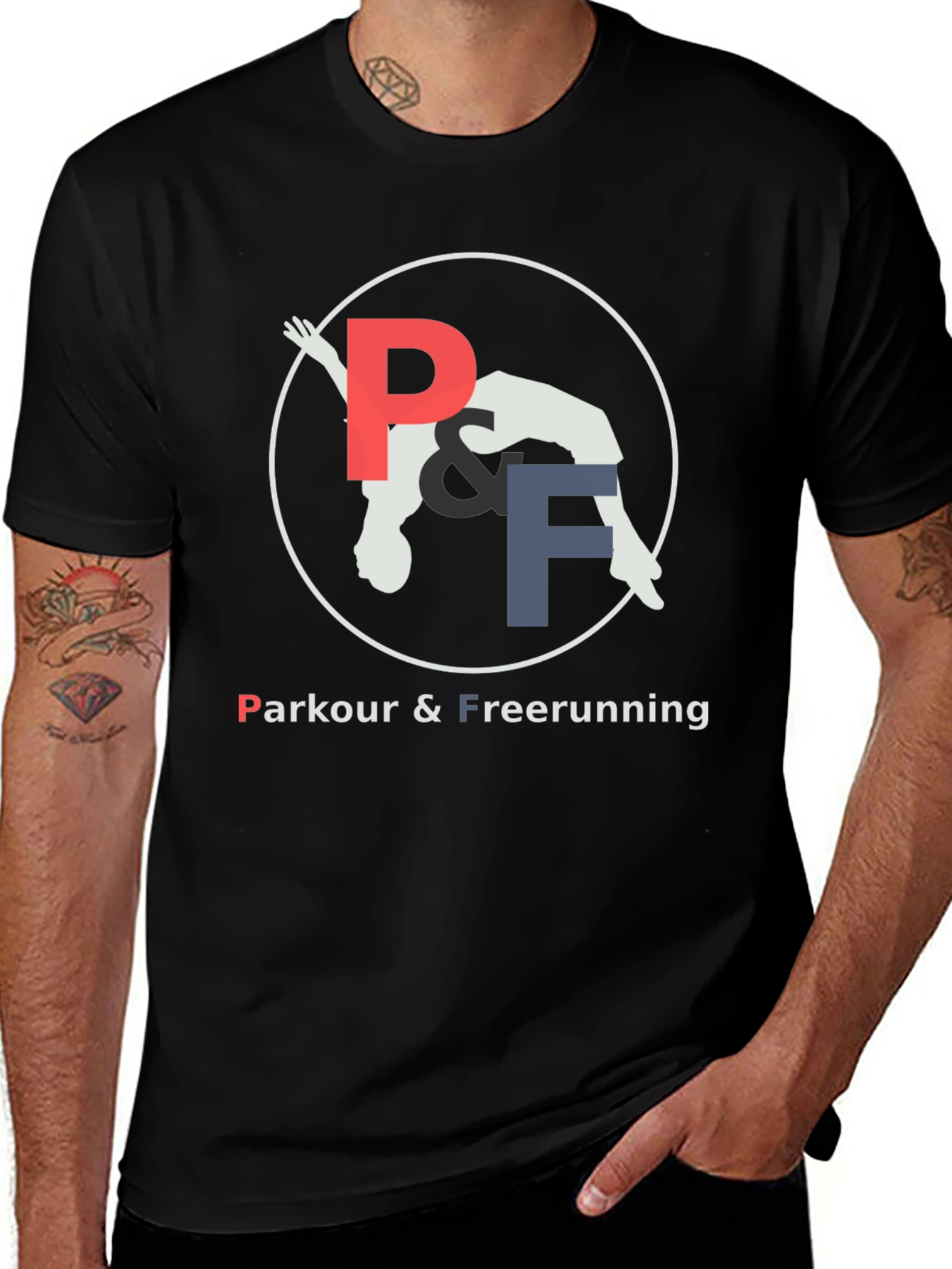 Parkour & Freerunning Black T-Shirt