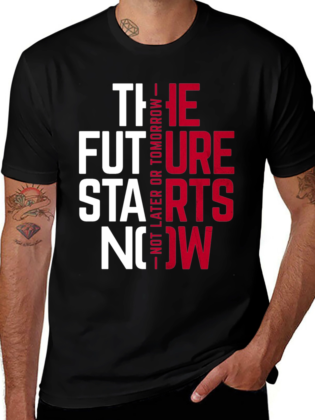 Variant 23 of The Future Starts Now Graphic Tee
