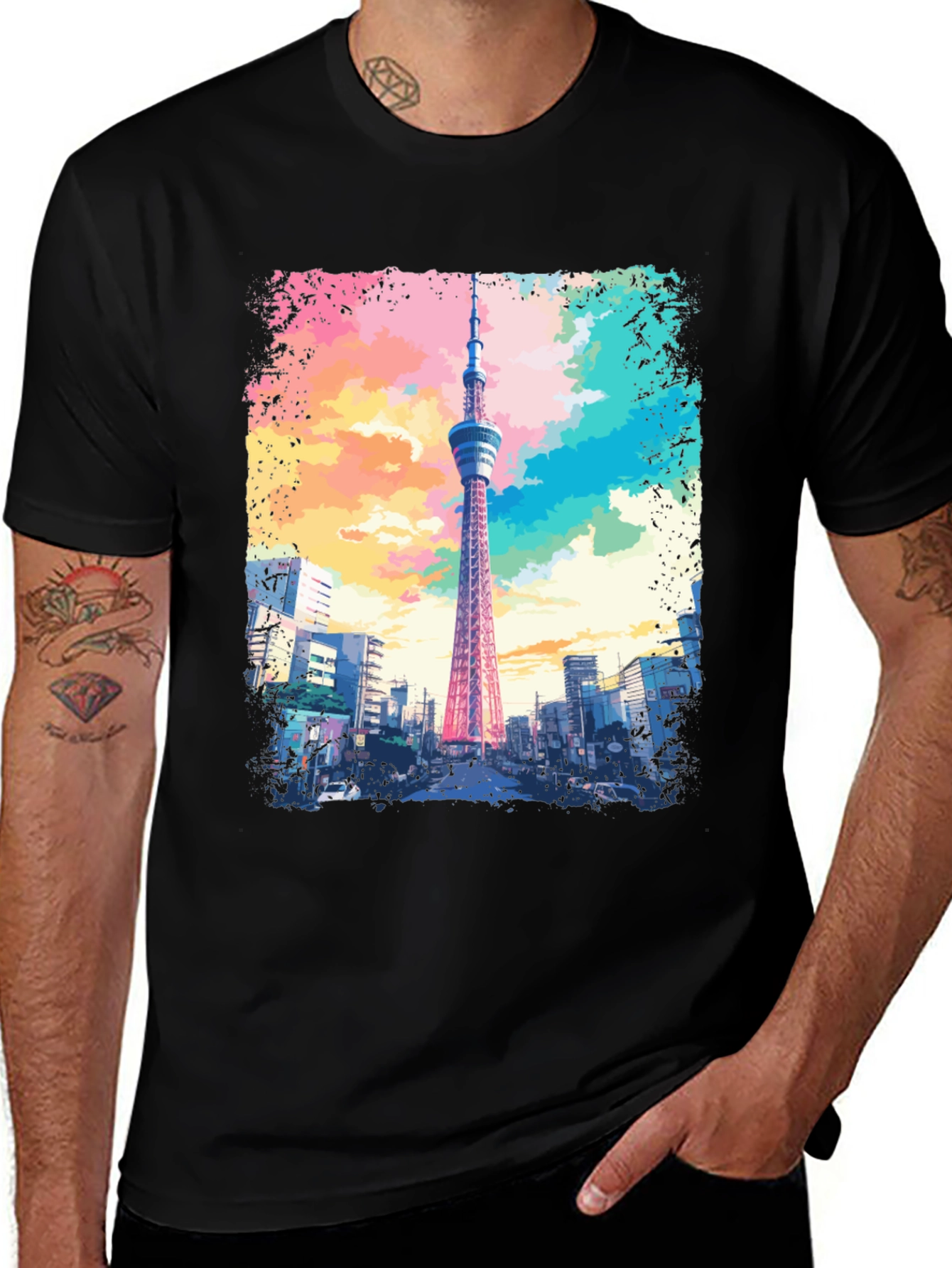 Tokyo Tower Anime T-Shirt
