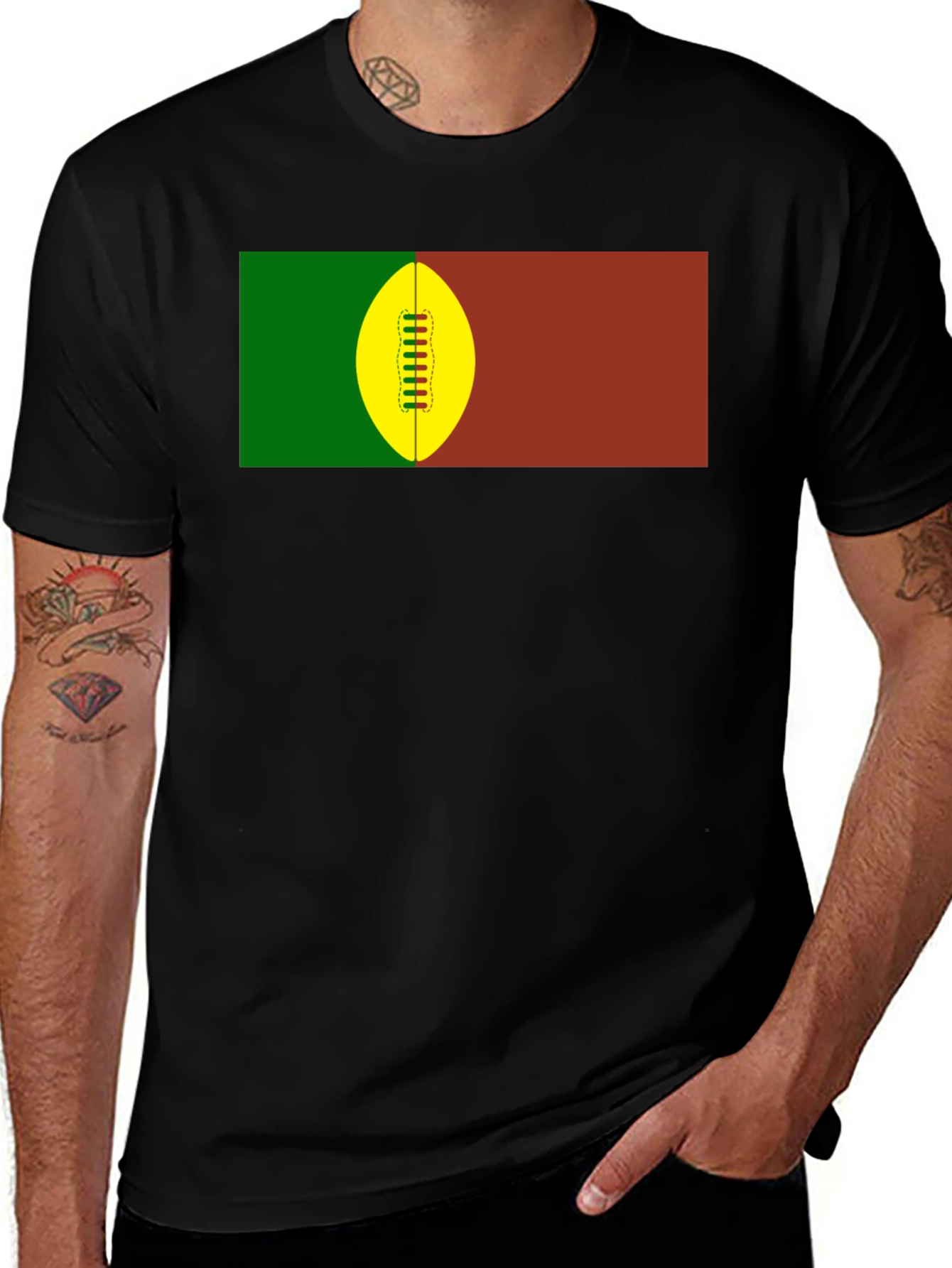Variant 21 of Football Graphic T-Shirt - Novelty Sports Tee