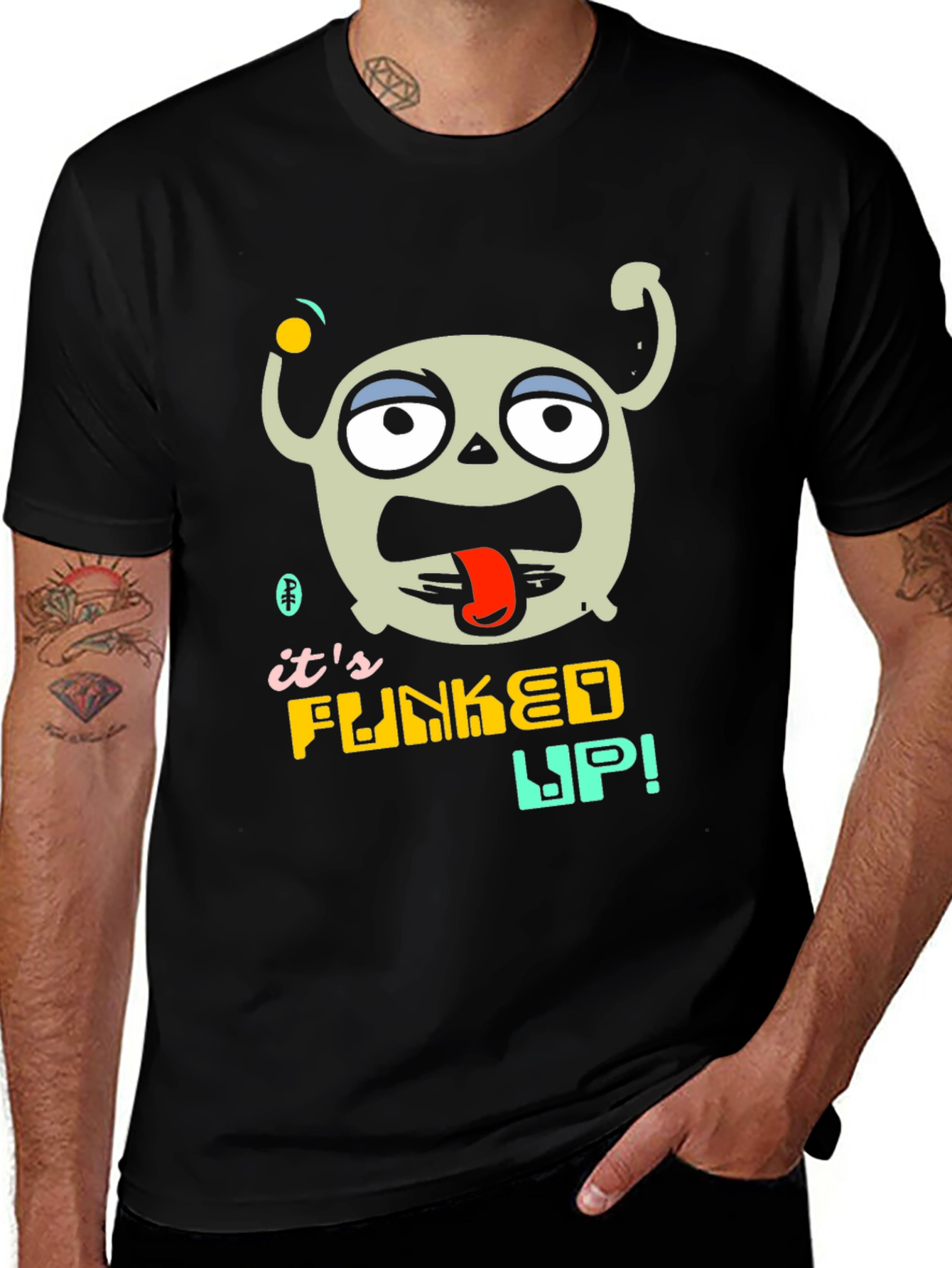 Variant 23 of Funky Graphic Tee - "It's Funked Up!"