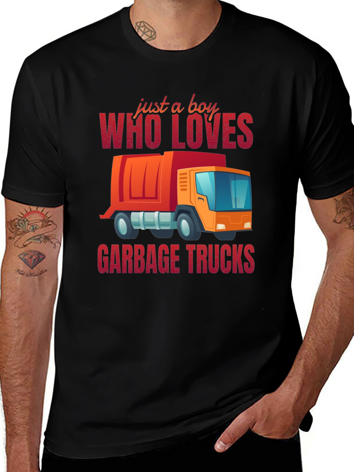 Variant 16 of Boy Who Loves Garbage Trucks T-Shirt