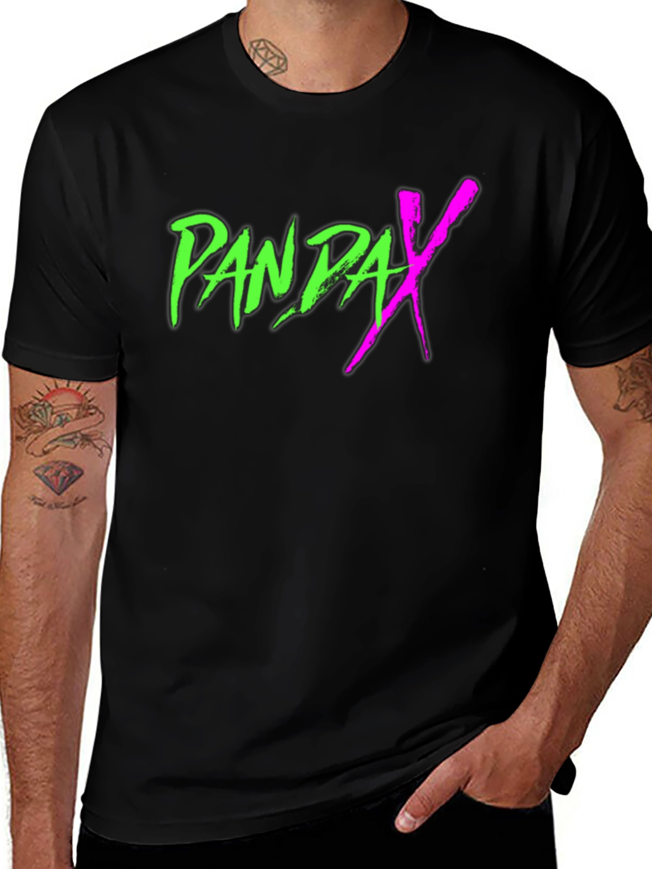 PANDAX T-Shirt, Modern Graphic Tee