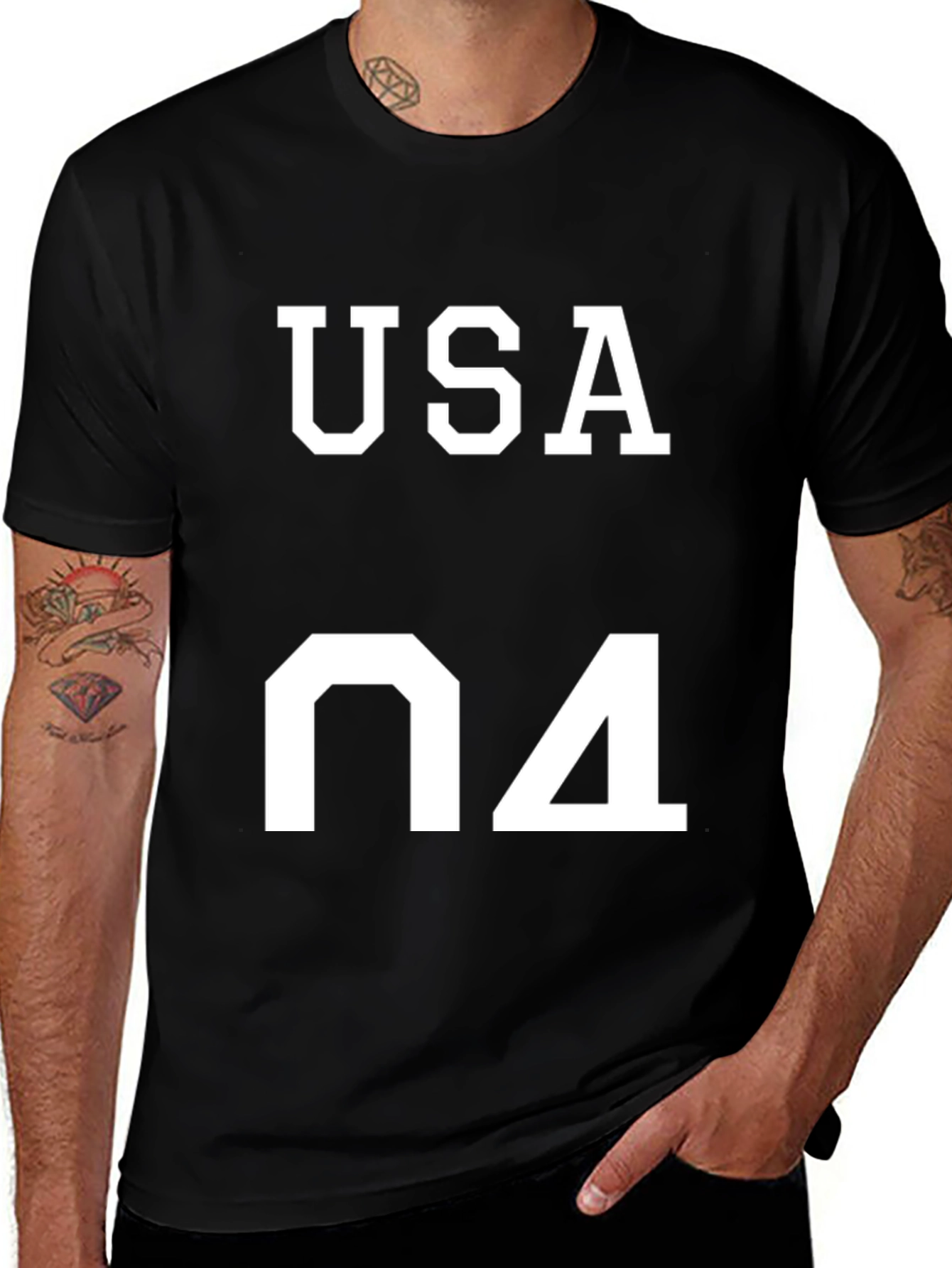 USA 04 T-Shirt - Bold Graphic Tee