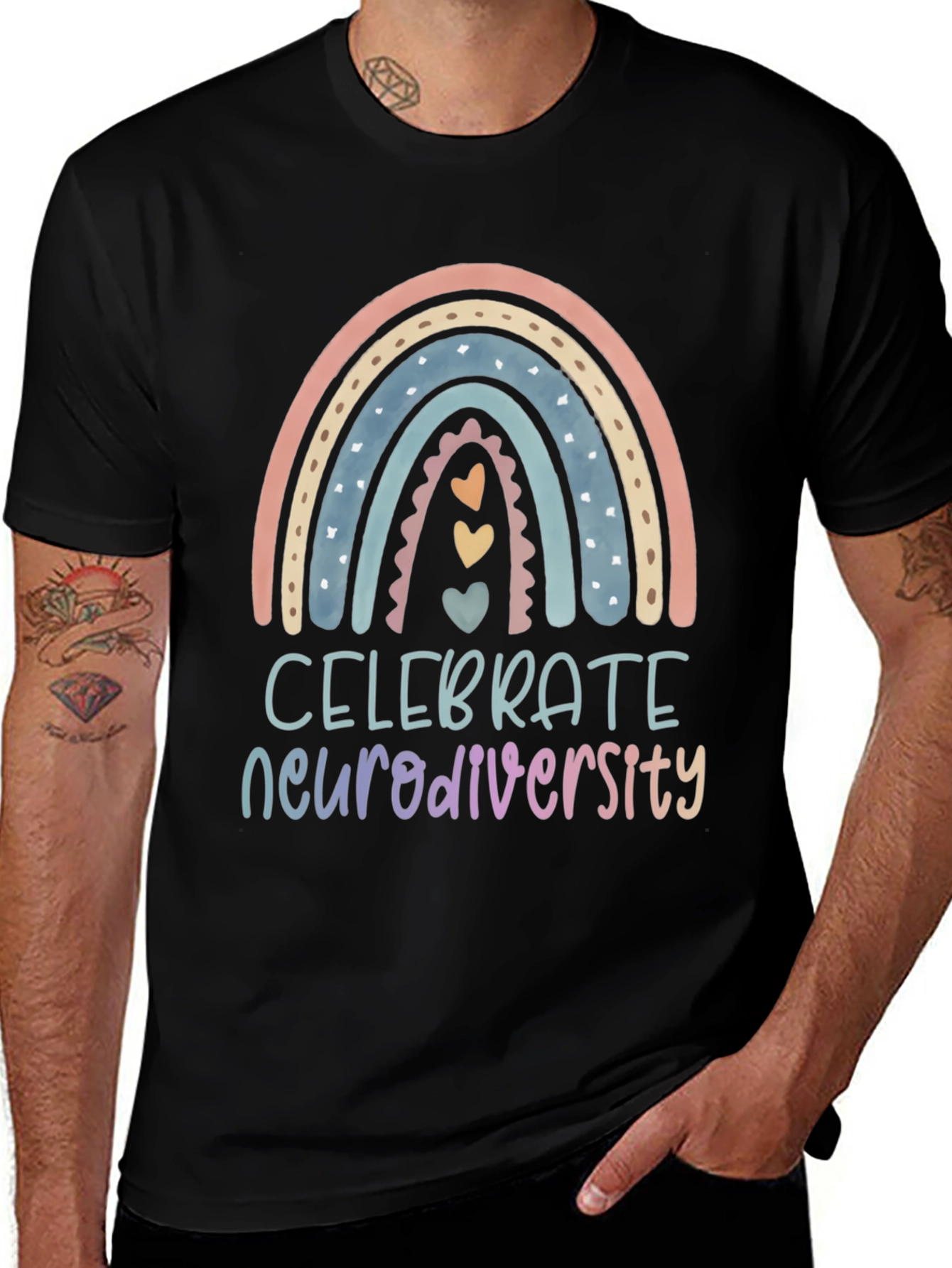 Variant 5 of Celebrate Neurodiversity T-Shirt