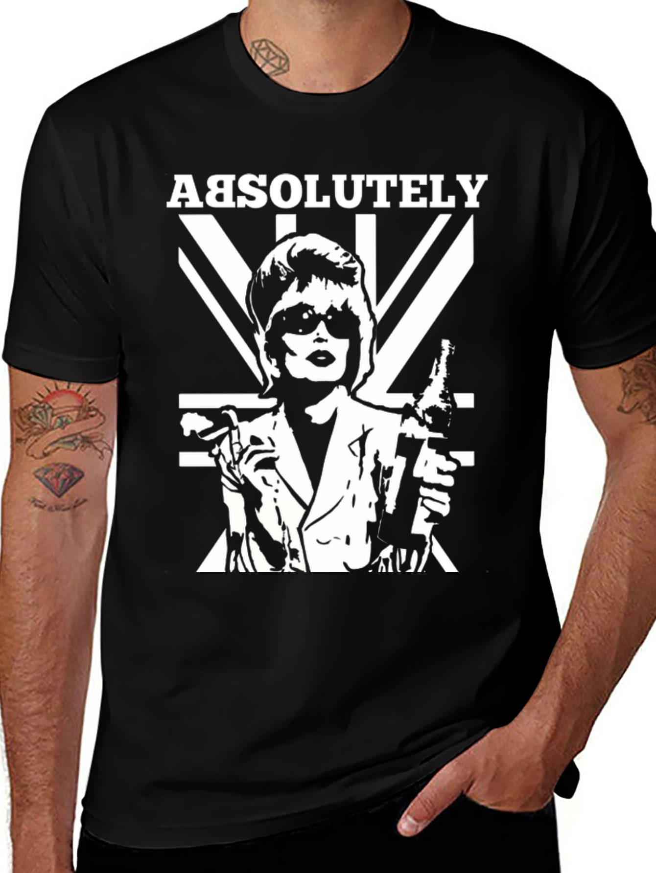 Absolutely Fabulous T-Shirt Union Jack Tee