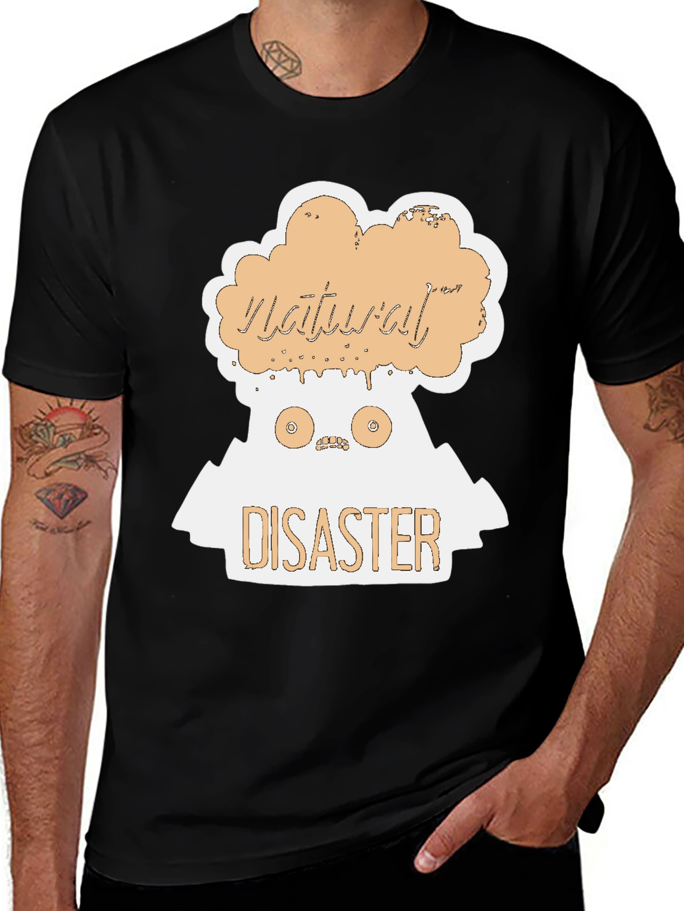 Variant 7 of Natural Disaster Graphic T-Shirt - Unique Design